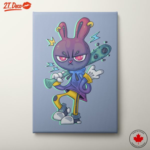 Whimsical Doodle Character with Musical Instruments