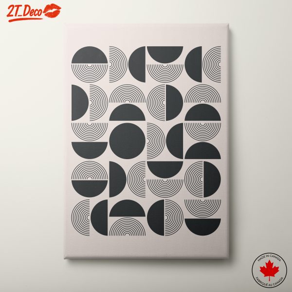 Modern Geometric Line Art Composition