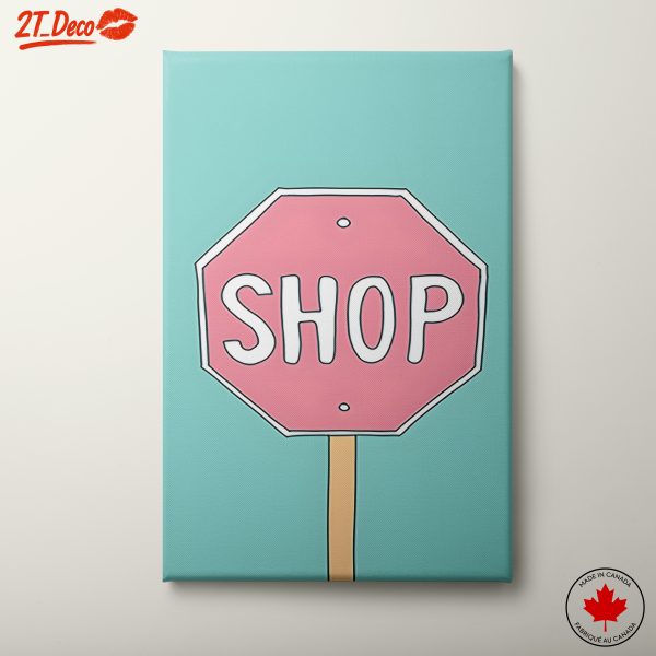 Playful Typography Shop Art