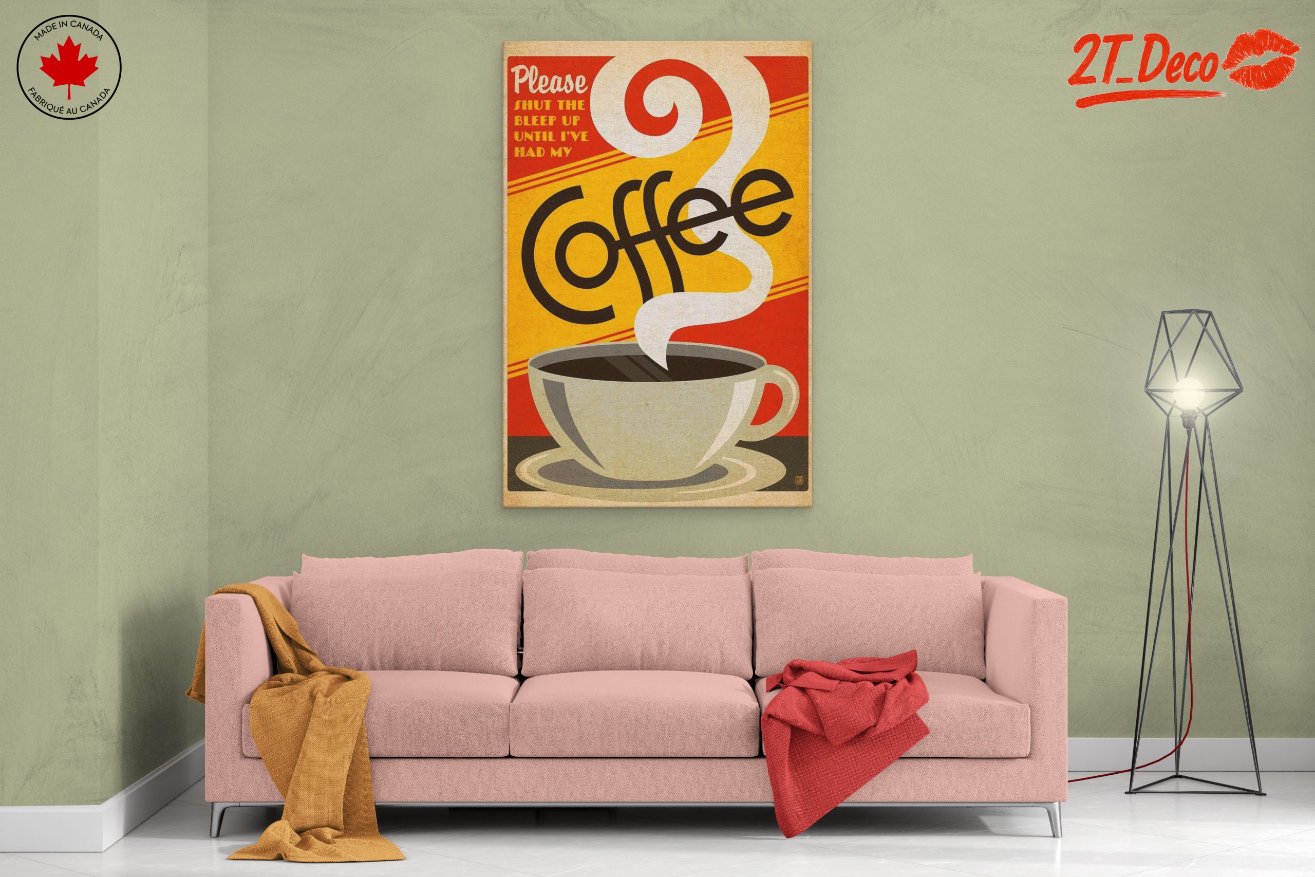 Vintage Coffee Humor Art - Image 2
