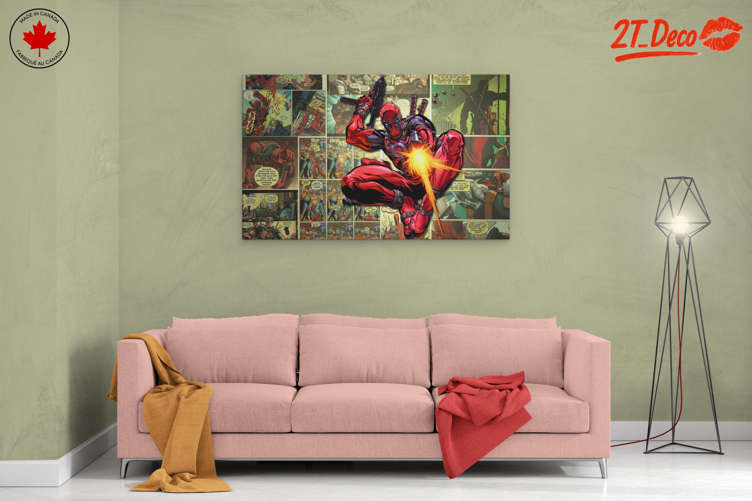 Dynamic Deadpool Comic Art 2 - Image 2