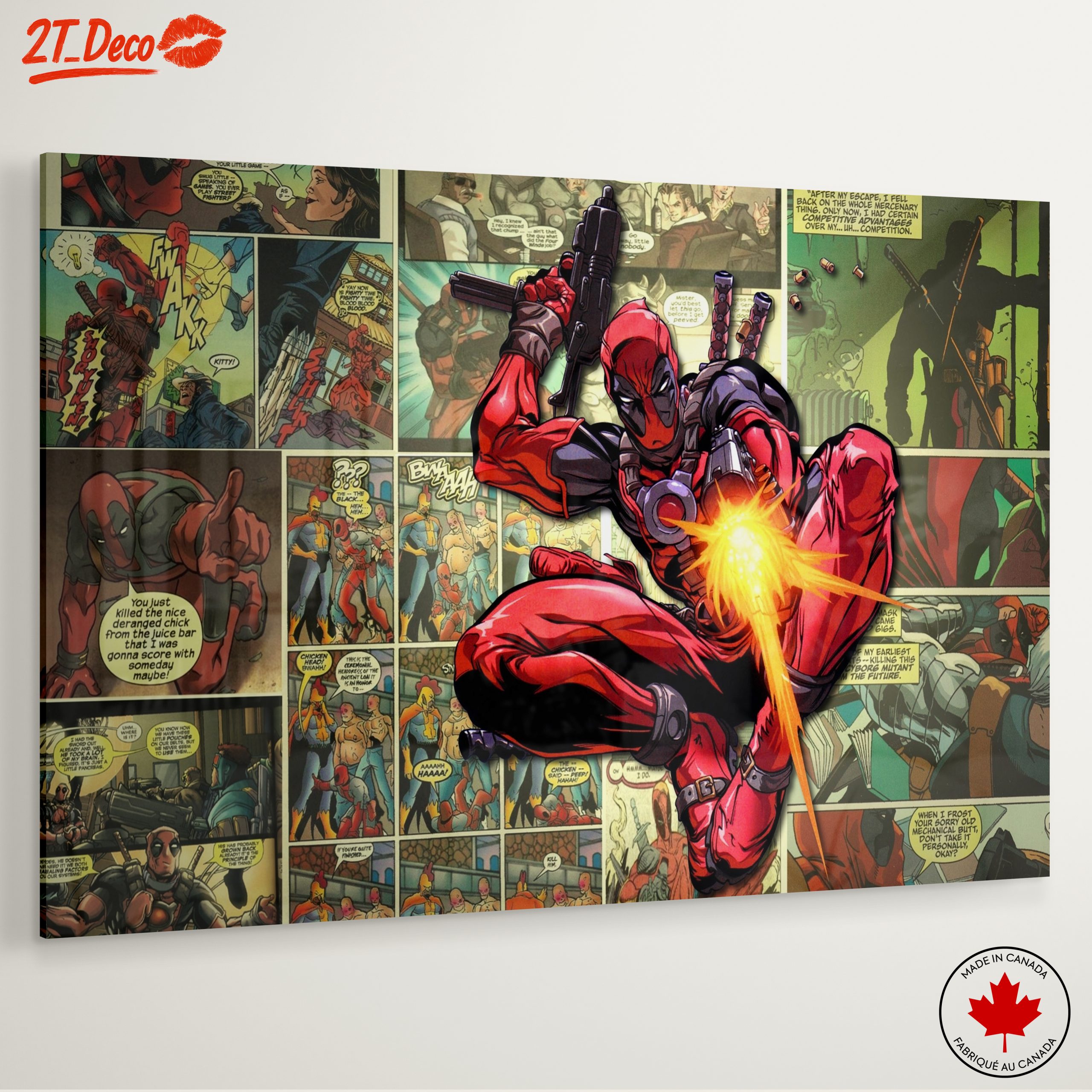 Dynamic Deadpool Comic Art 2 - Image 6