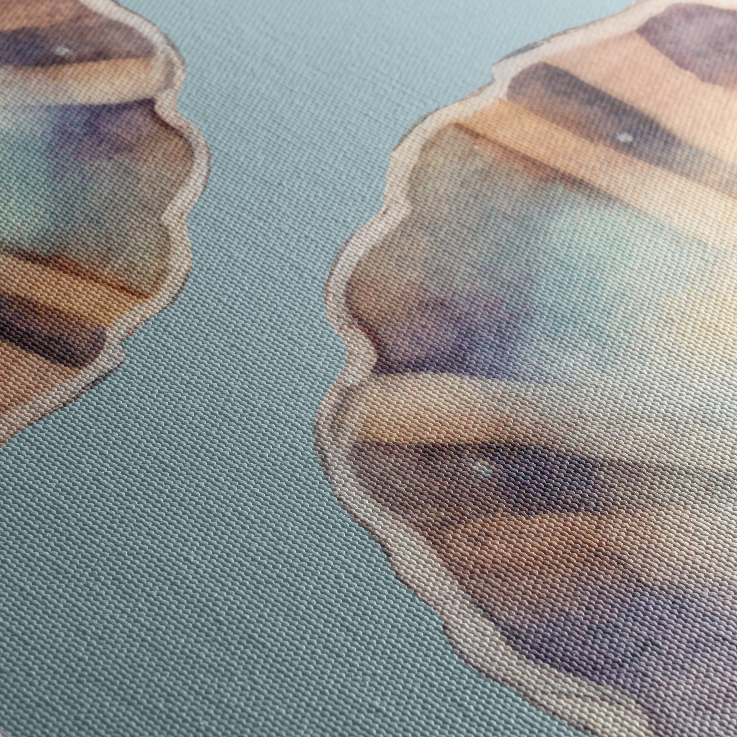 Watercolor Seashell Floral Art - Image 5