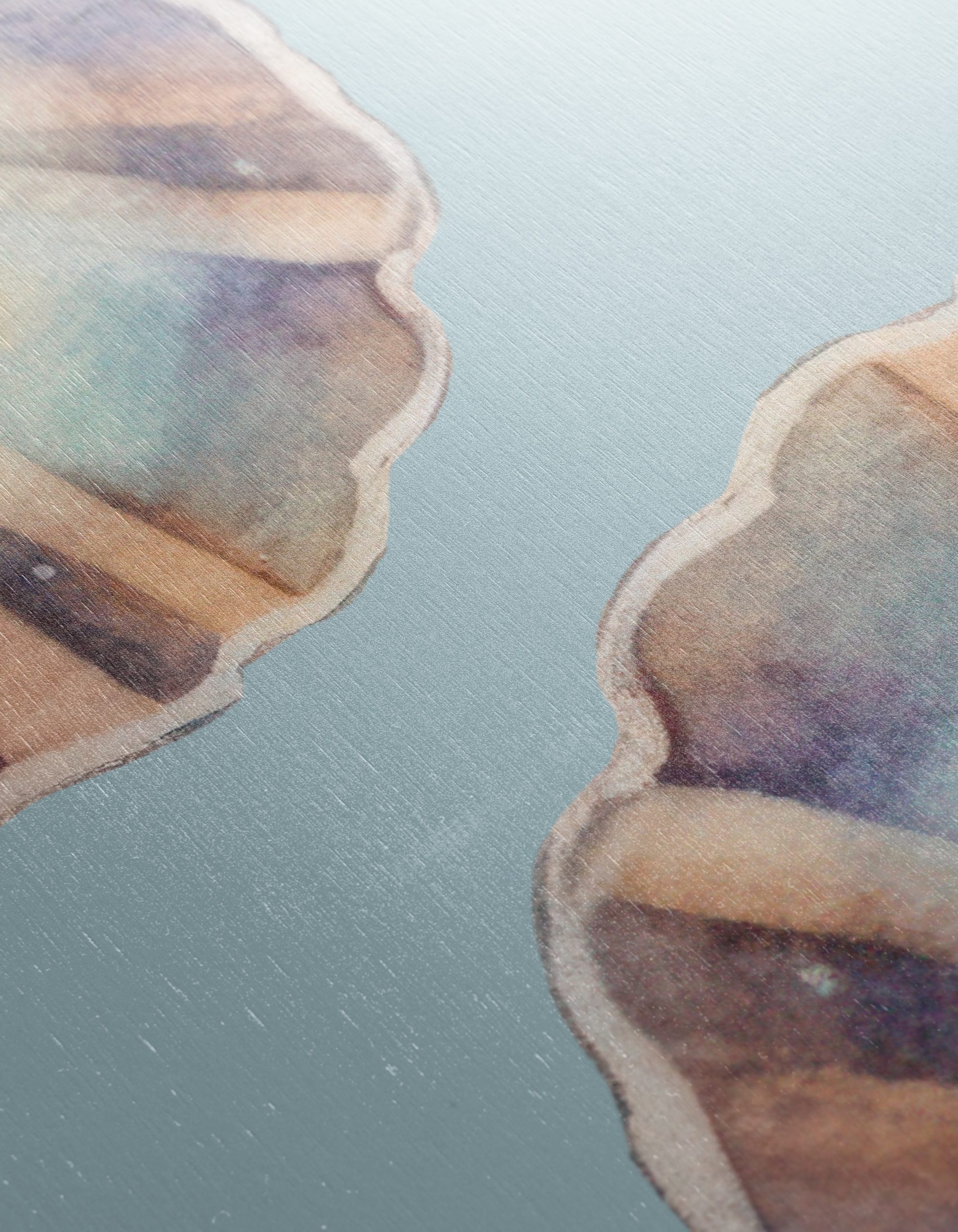 Watercolor Seashell Floral Art - Image 12