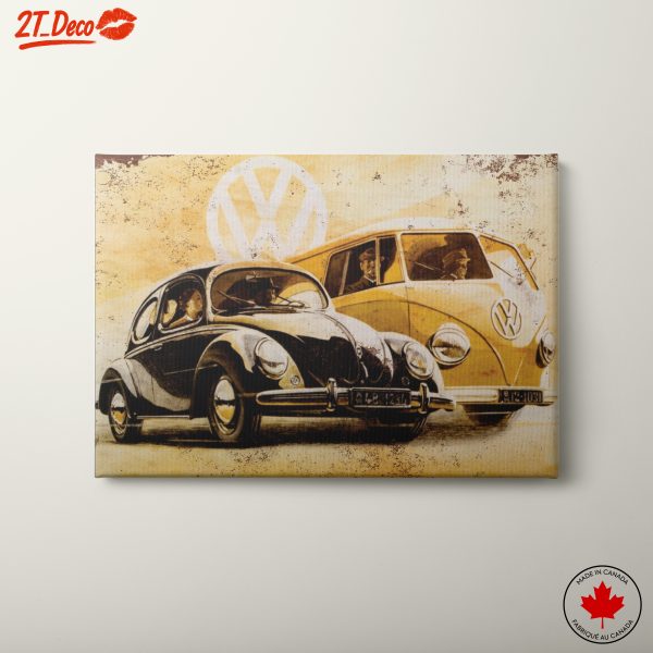 Vintage Volkswagen Cars Wall Art