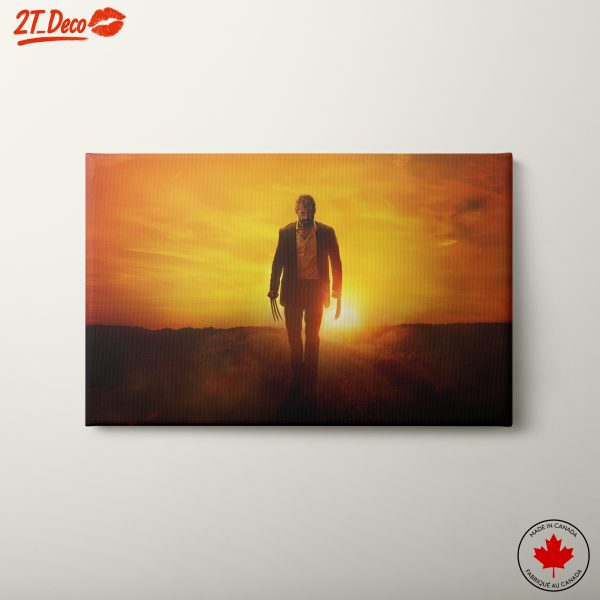 Wolverine Walking Into the Sunset