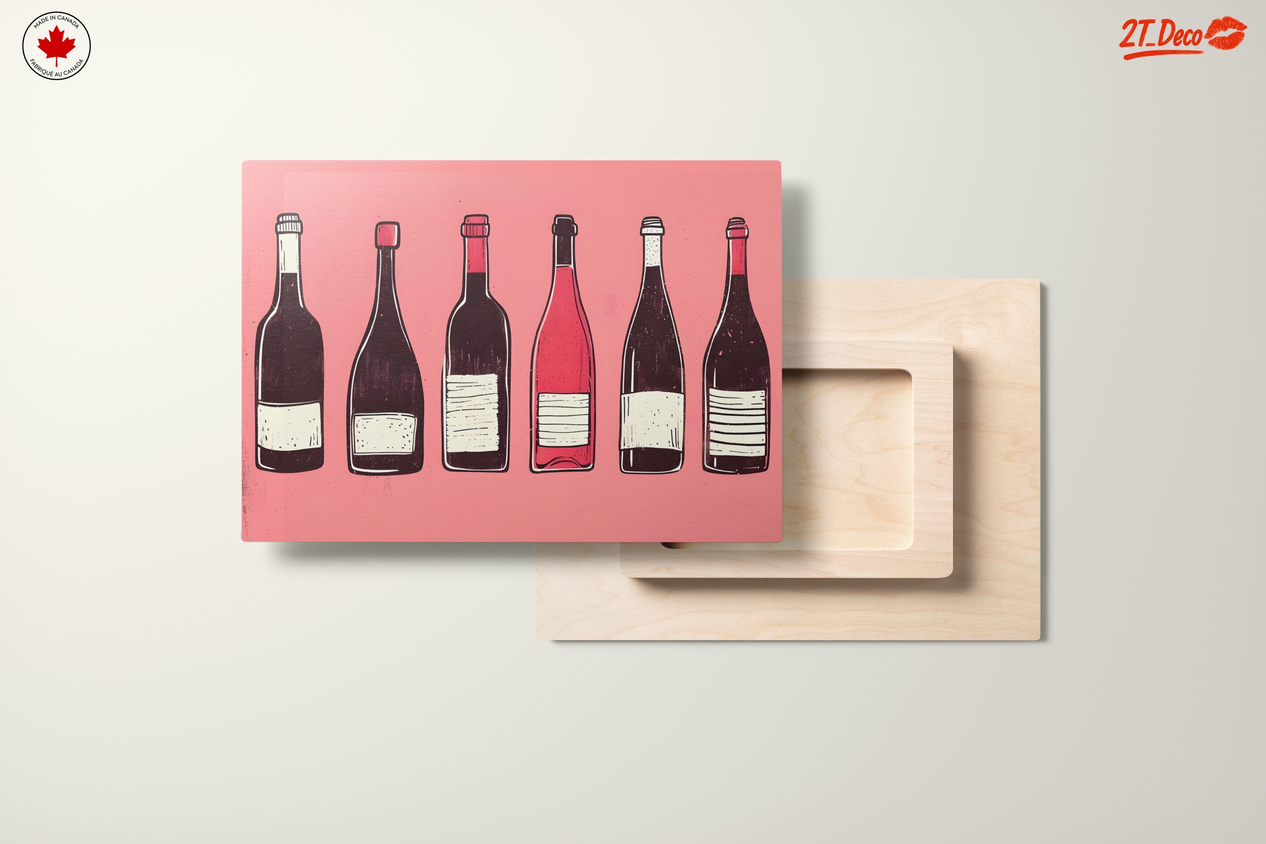 Colorful Wine Bottle Illustrations for Home Decor - Image 11