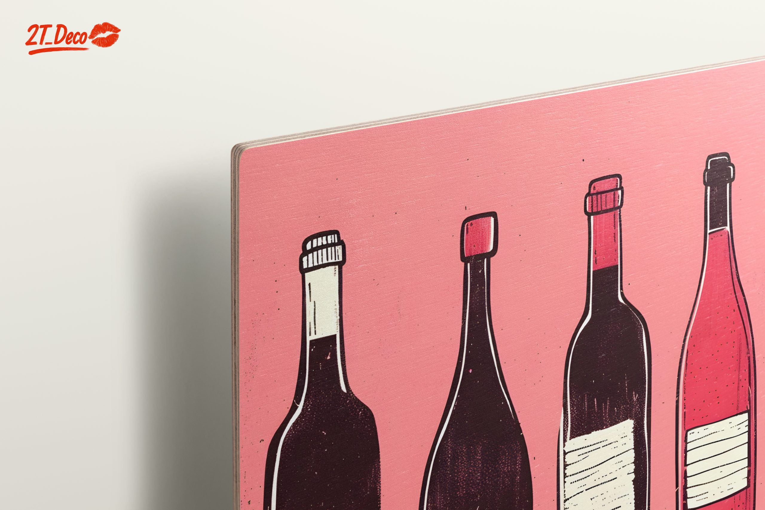 Colorful Wine Bottle Illustrations for Home Decor - Image 15
