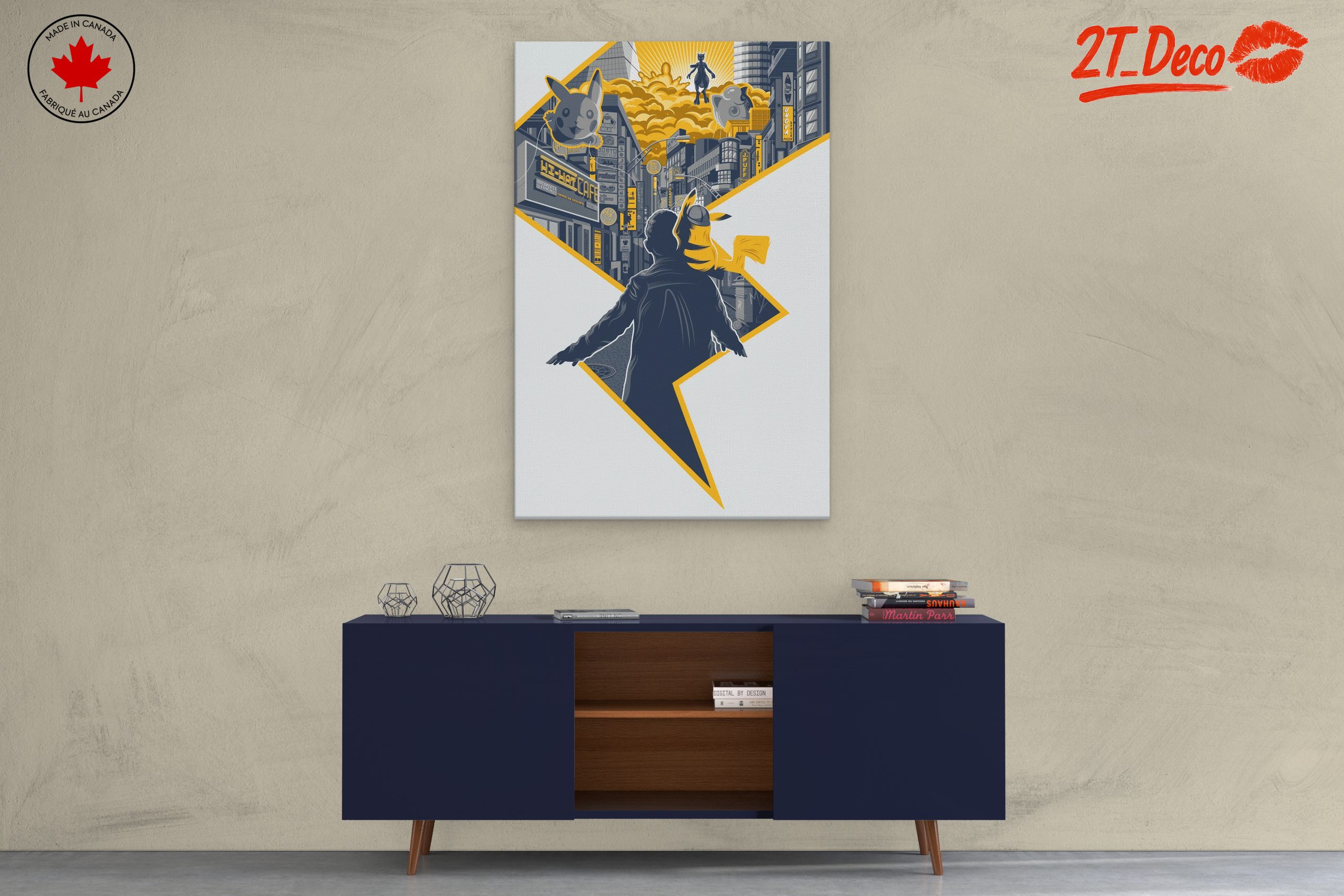 Dynamic Pokémon Urban Art Scene - Image 3