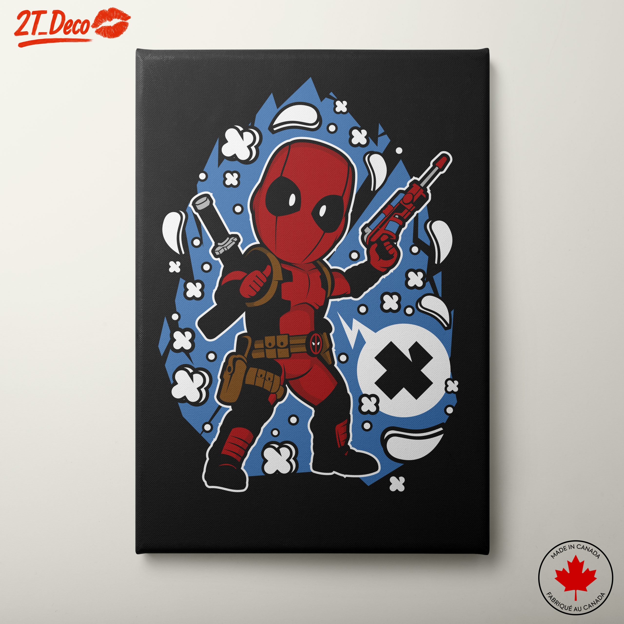 Deadpool Cartoon Character Art