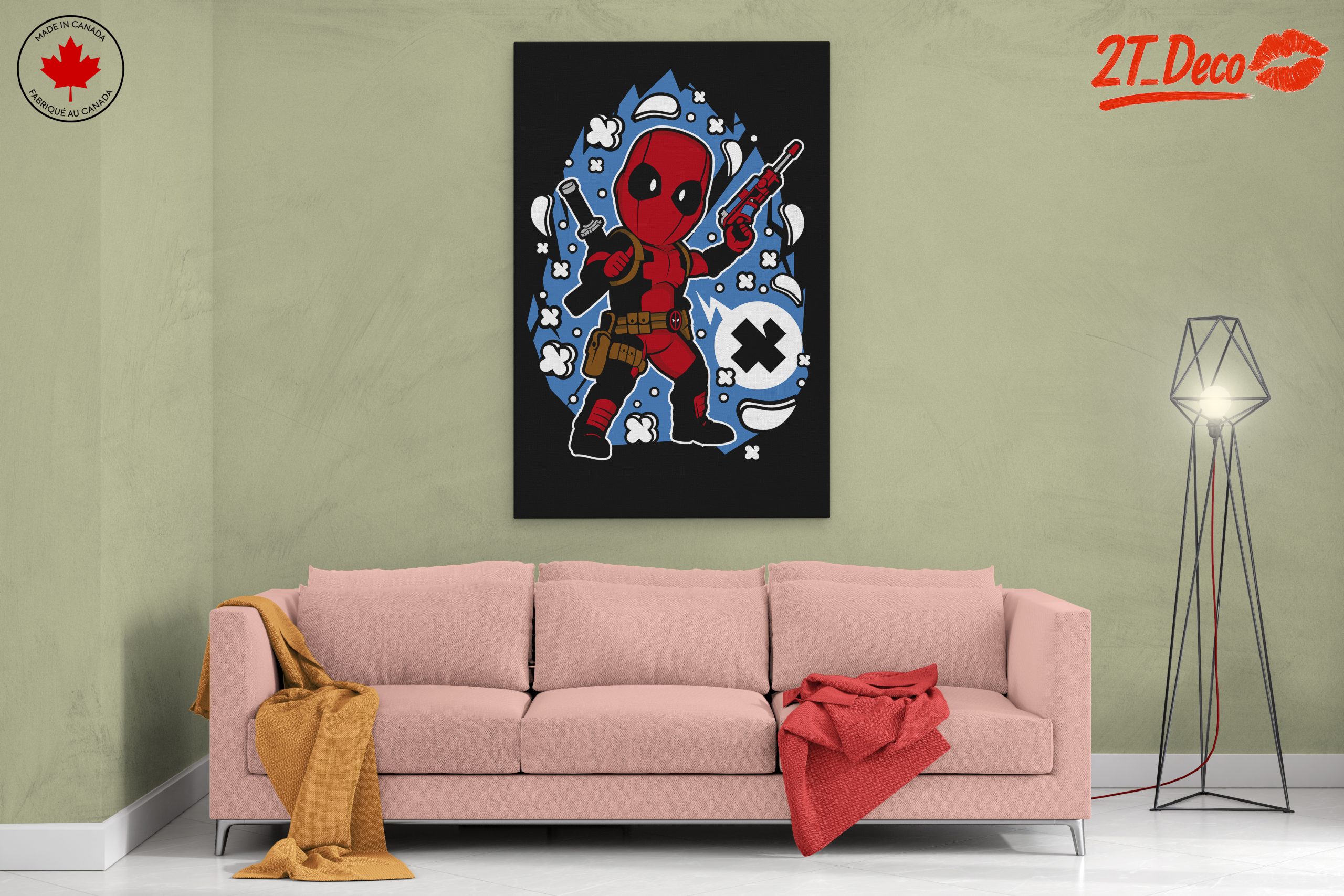 Deadpool Cartoon Character Art - Image 2