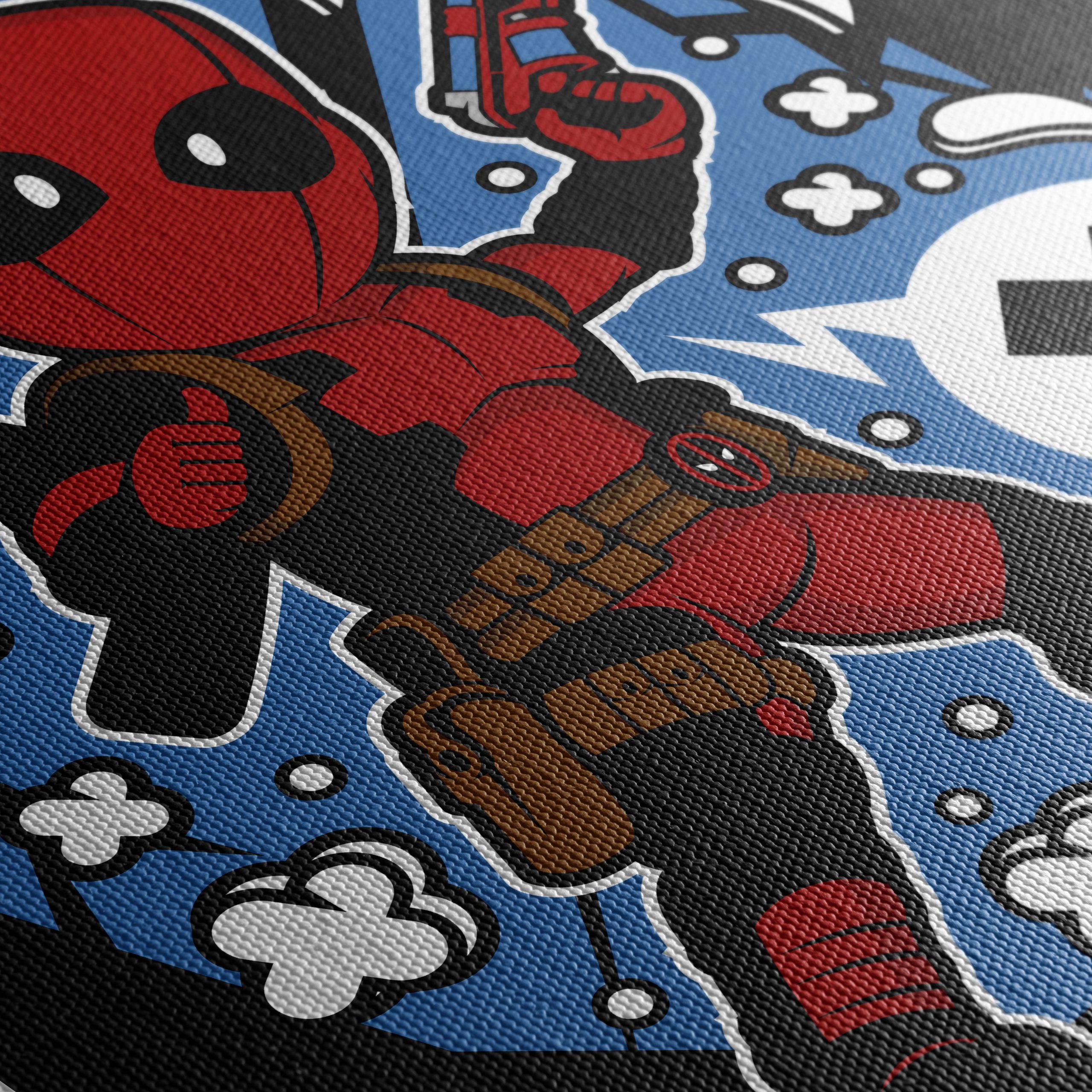Deadpool Cartoon Character Art - Image 5