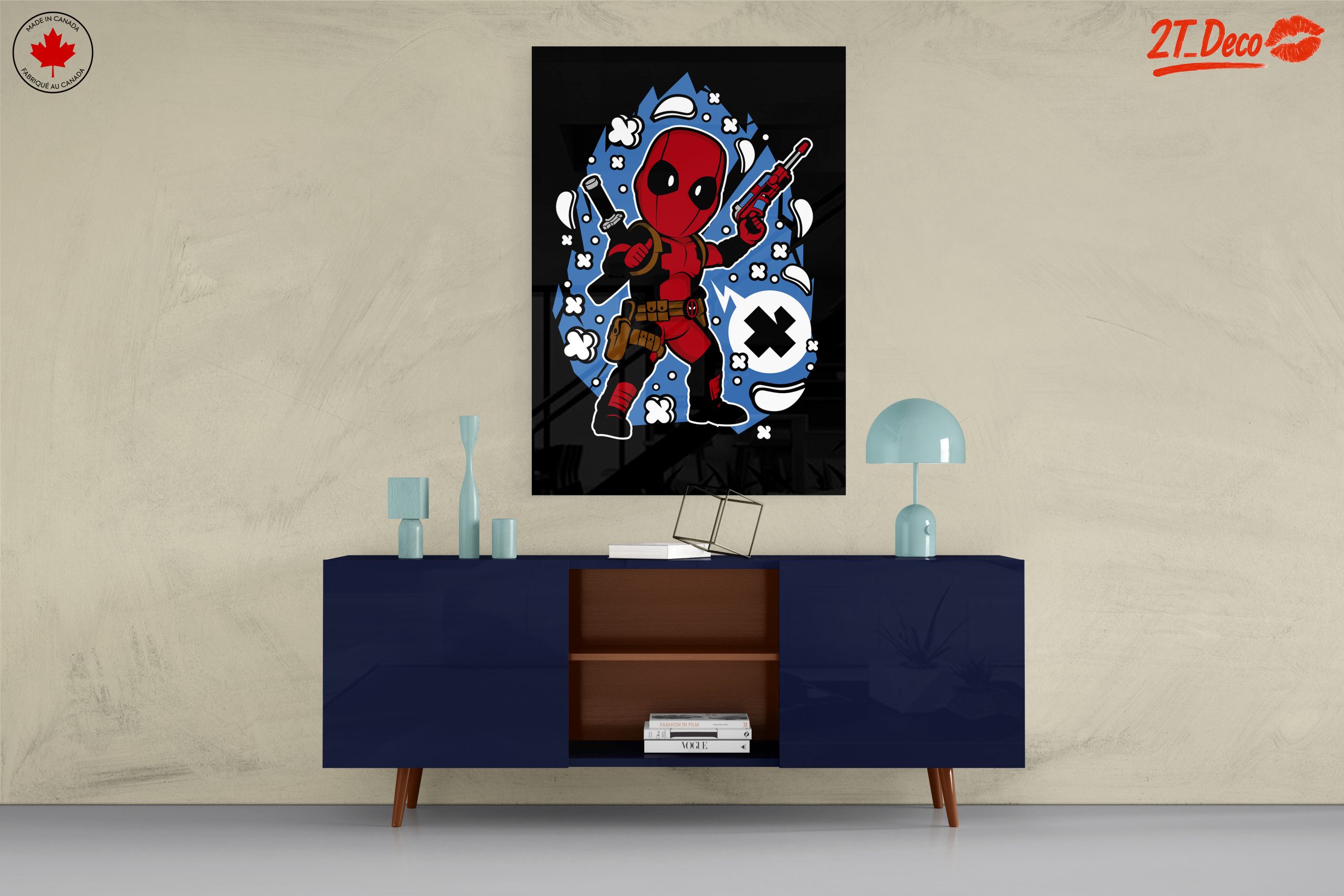 Deadpool Cartoon Character Art - Image 8