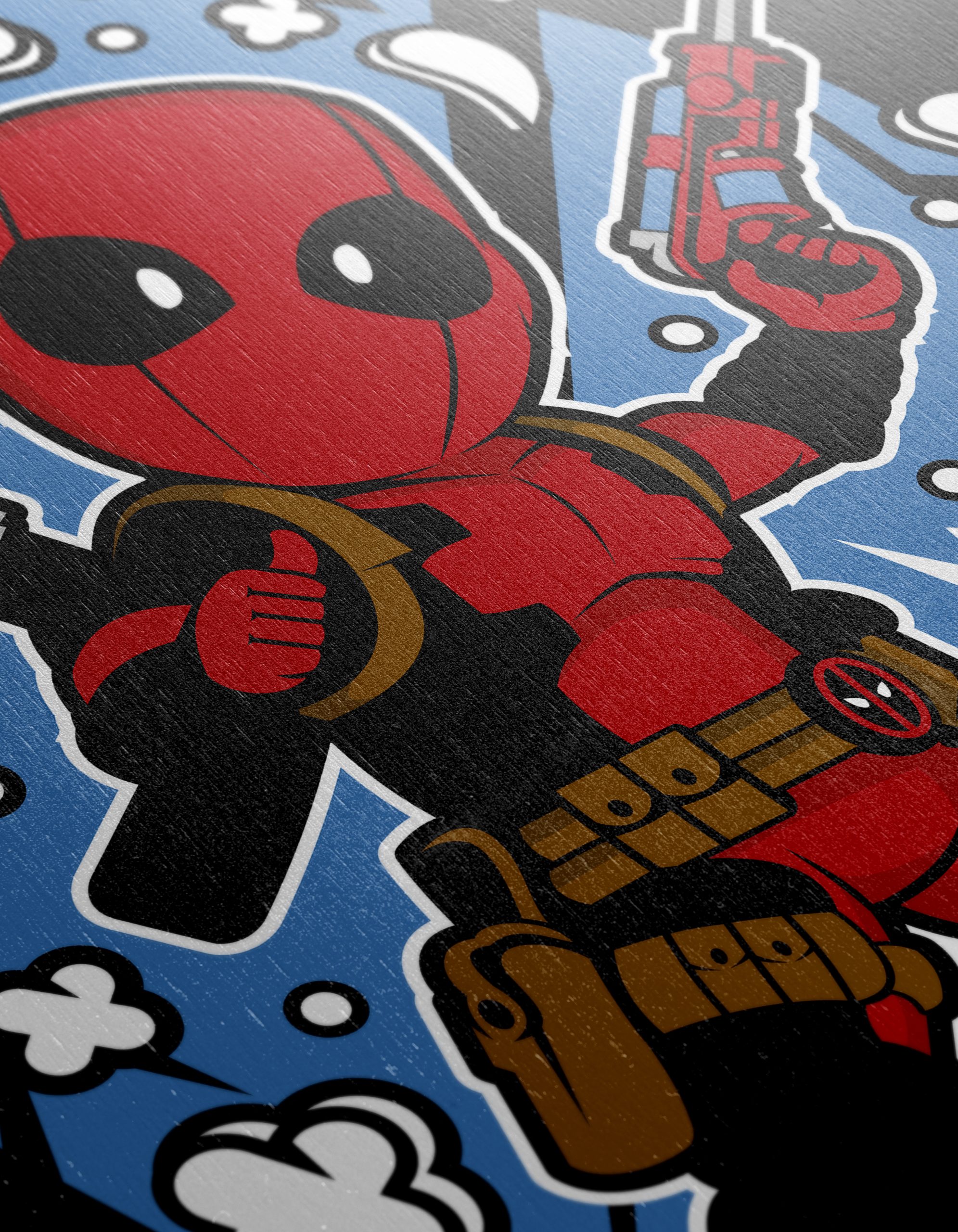 Deadpool Cartoon Character Art - Image 12