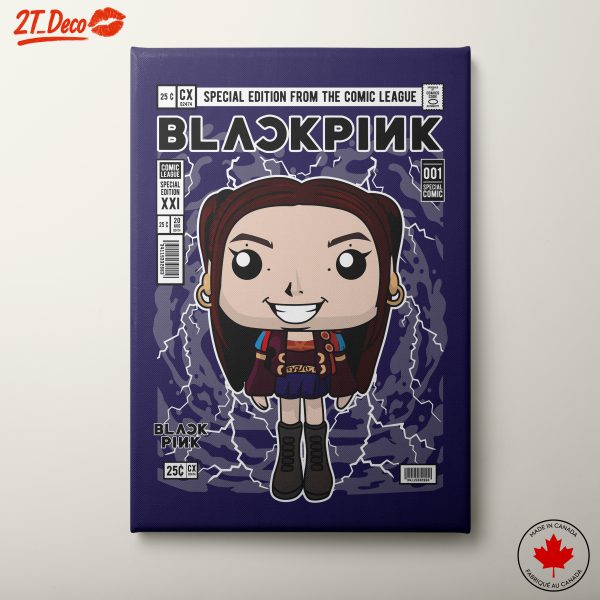 Cute Anime Character Art Featuring Blackpink Style