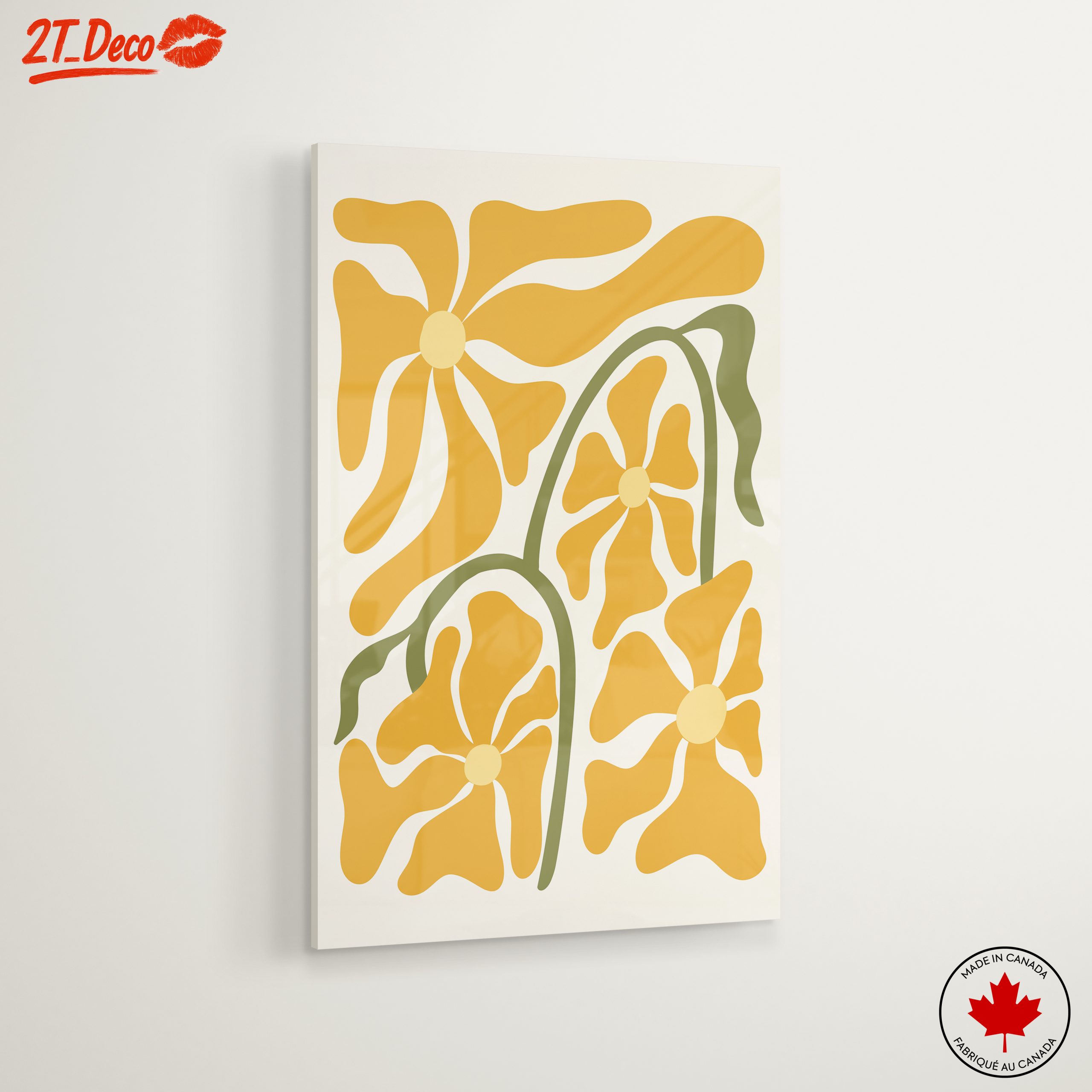 Stylized Floral Wall Art 2 - Image 6