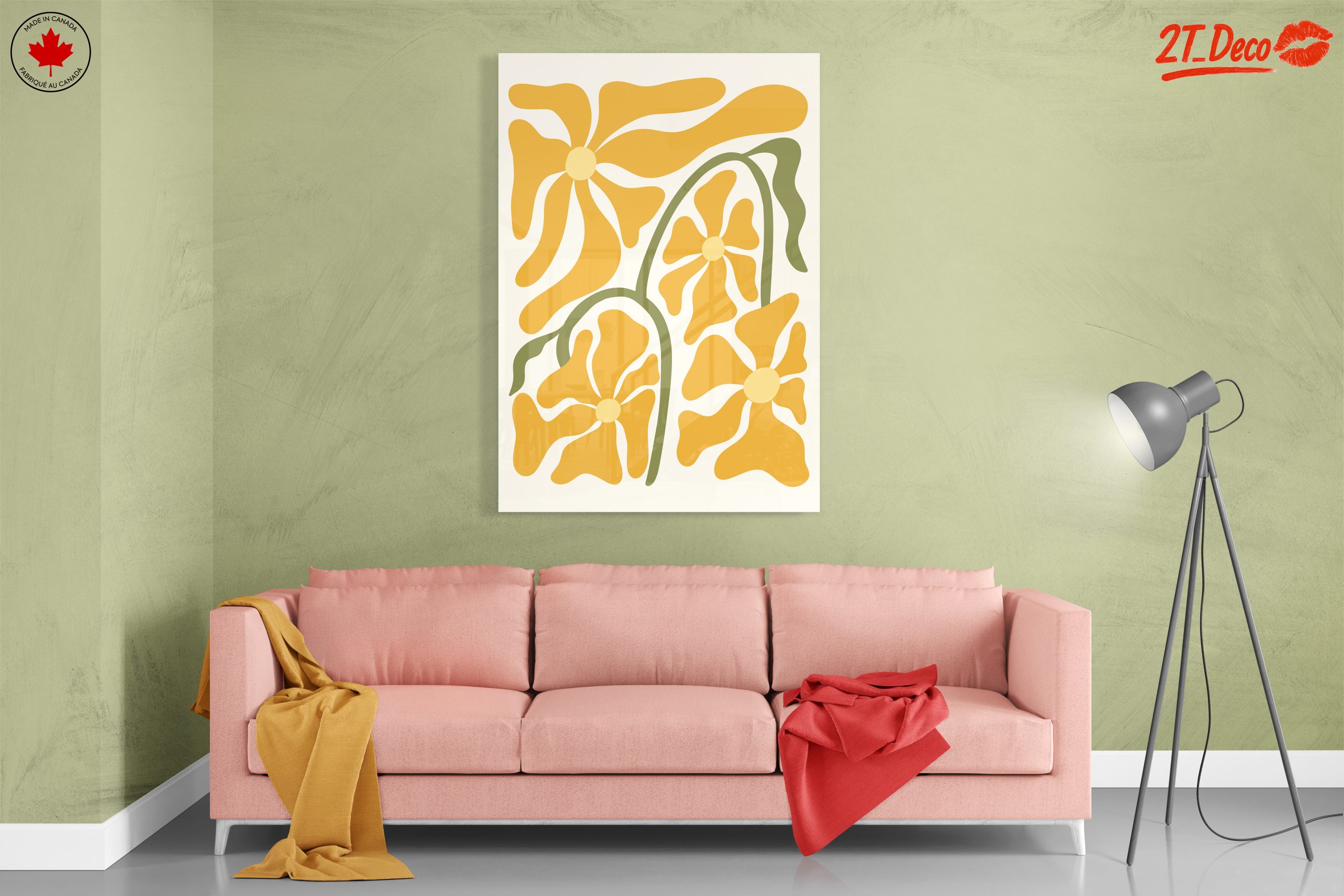 Stylized Floral Wall Art 2 - Image 7