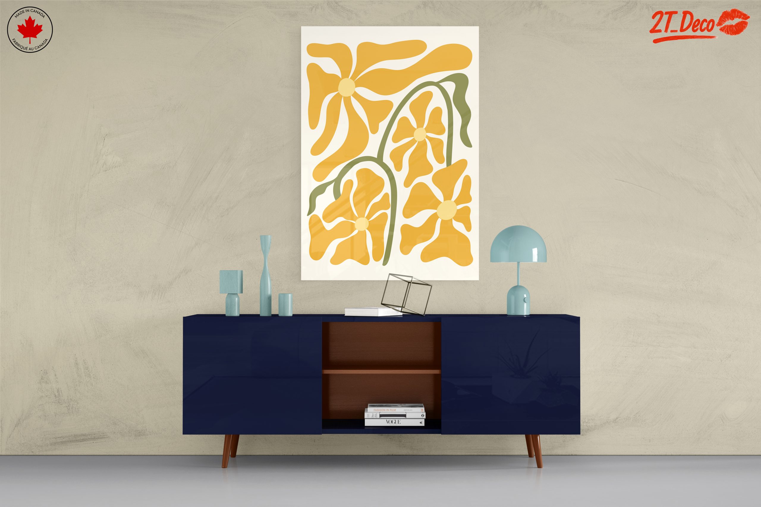 Stylized Floral Wall Art 2 - Image 8