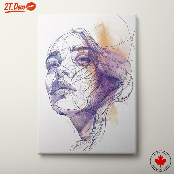 Stylized Abstract Face Art