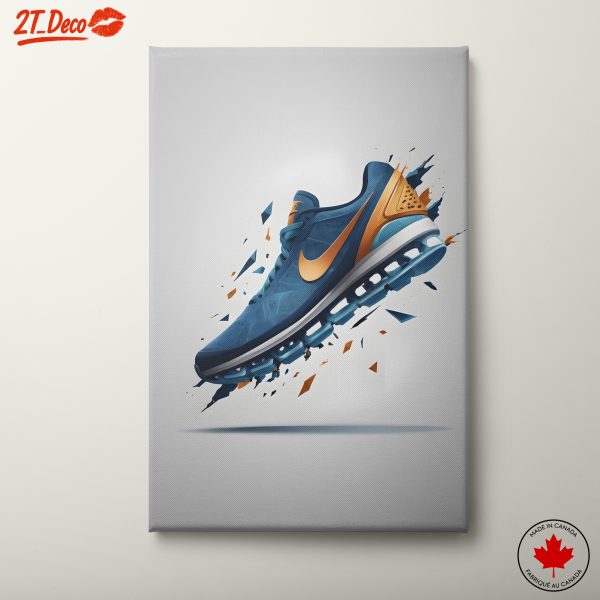 Dynamic Sports Footwear Artwork