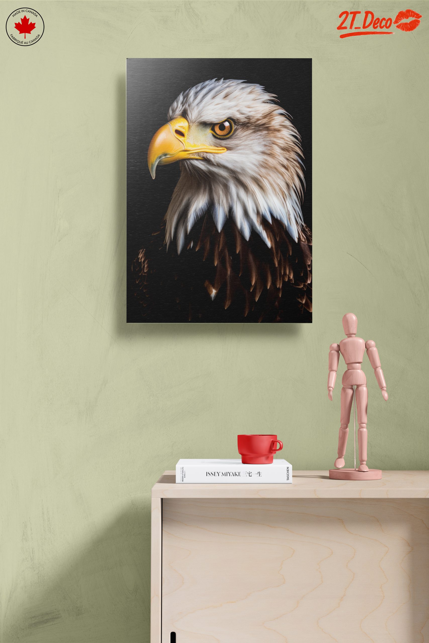 Realistic Eagle Portrait Wall Art - Image 14