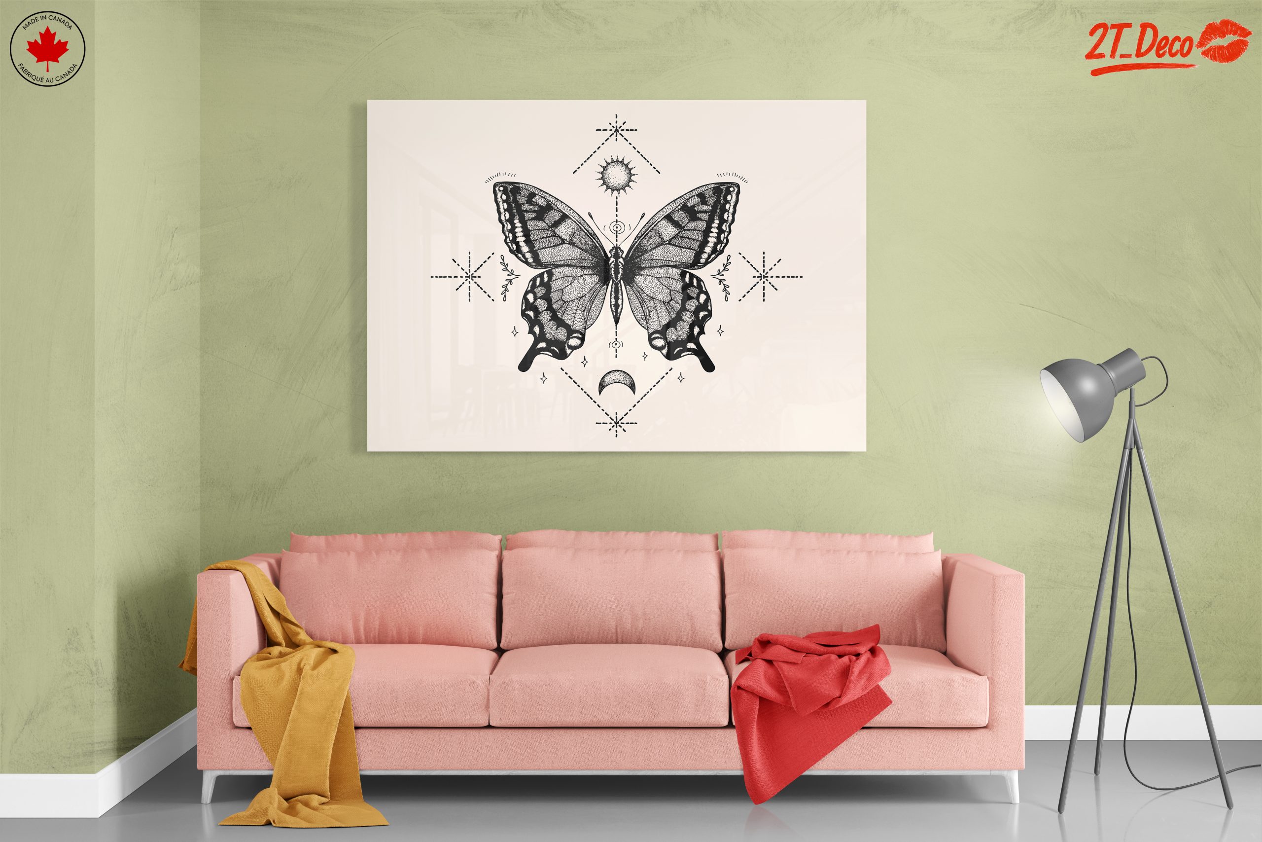 Stunning Black and White Butterfly Art - Image 7