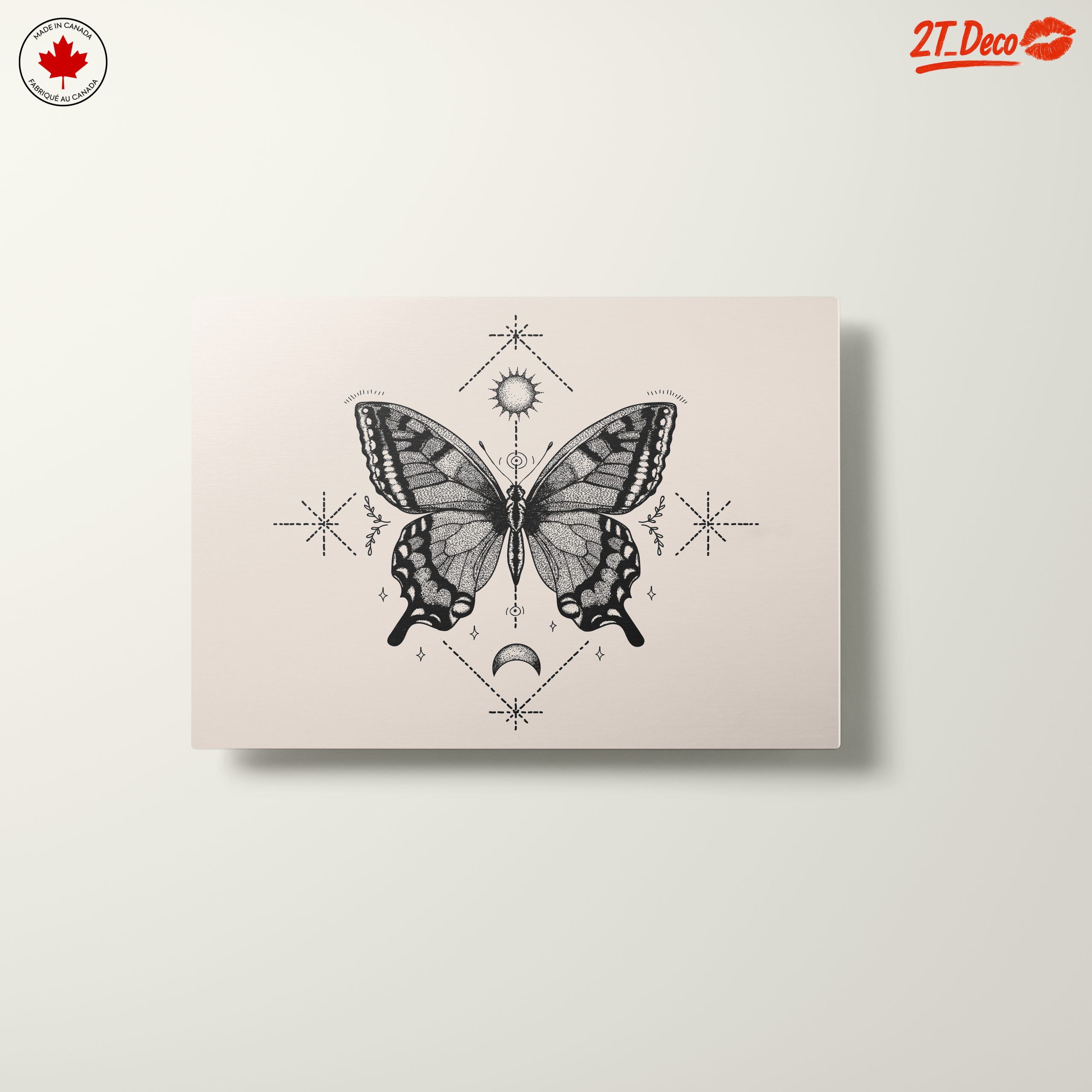 Stunning Black and White Butterfly Art - Image 10
