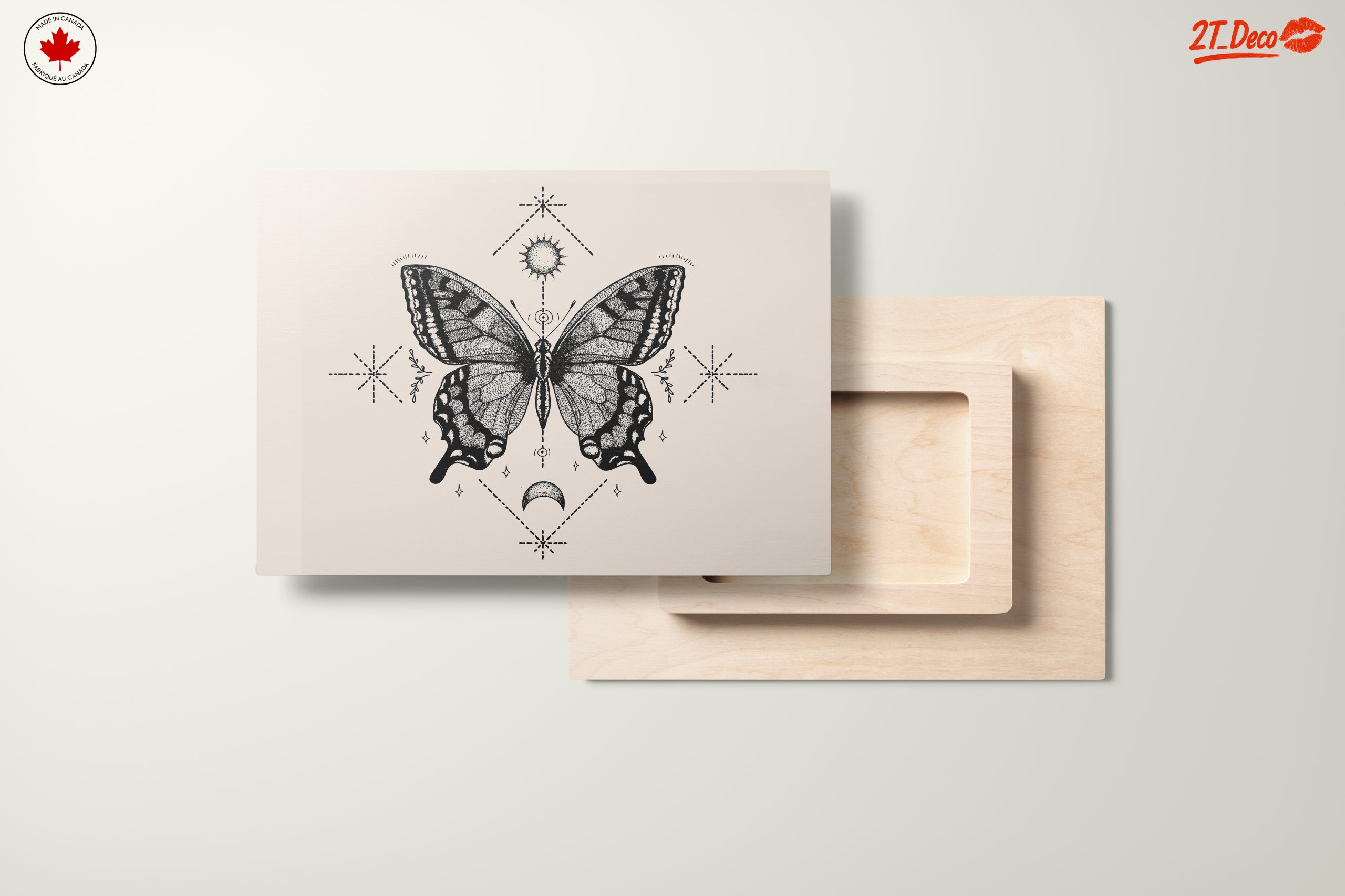 Stunning Black and White Butterfly Art - Image 11