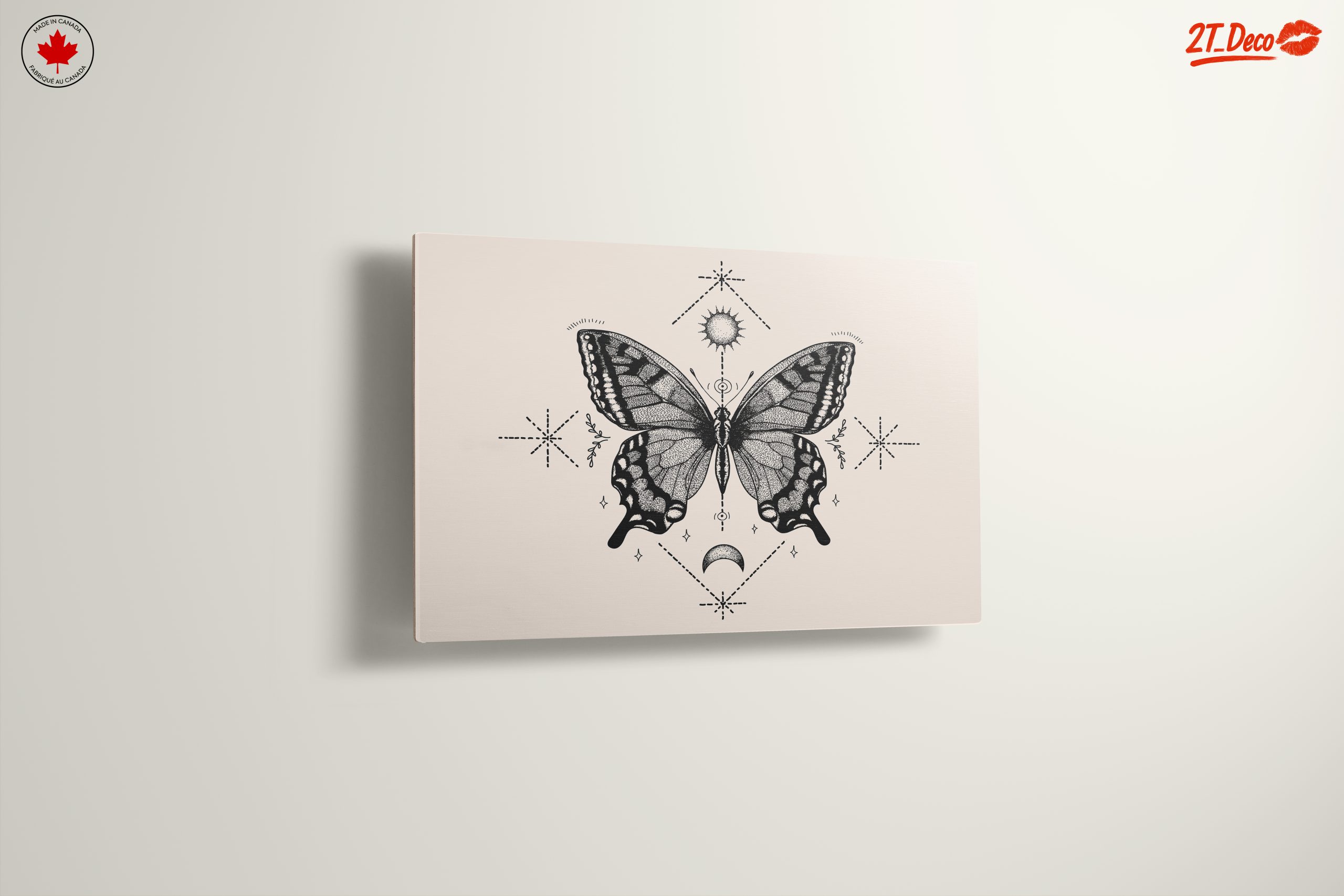 Stunning Black and White Butterfly Art - Image 13
