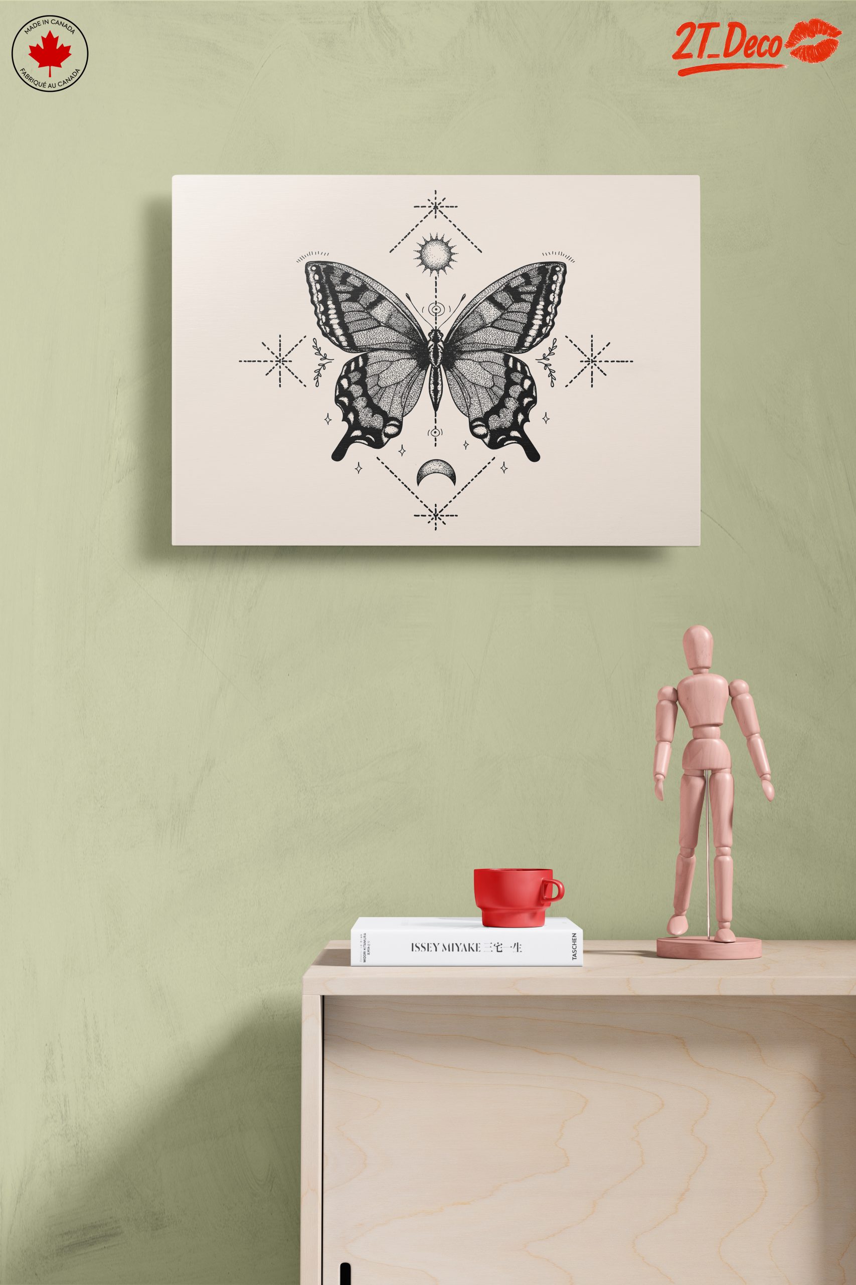 Stunning Black and White Butterfly Art - Image 14