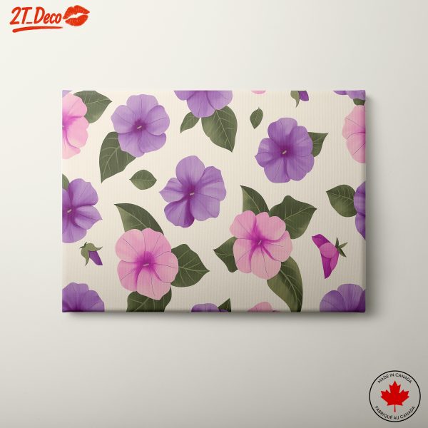 Vibrant Floral Pattern Art for Home Decoration