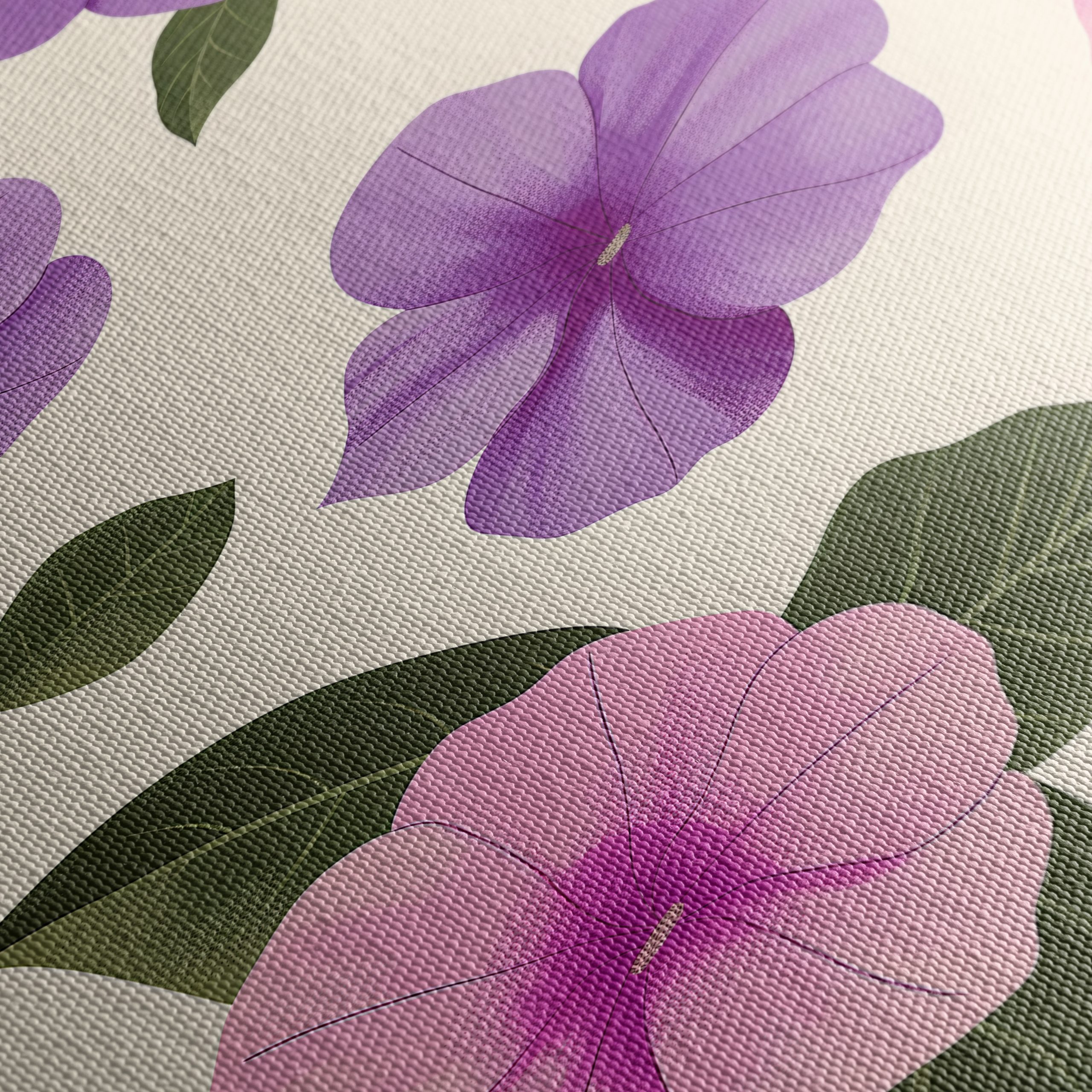Vibrant Floral Pattern Art for Home Decoration - Image 5