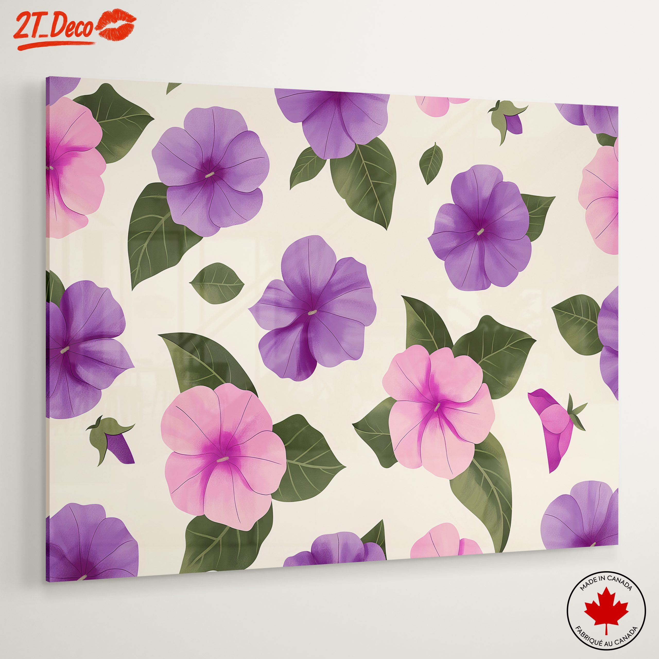 Vibrant Floral Pattern Art for Home Decoration - Image 6