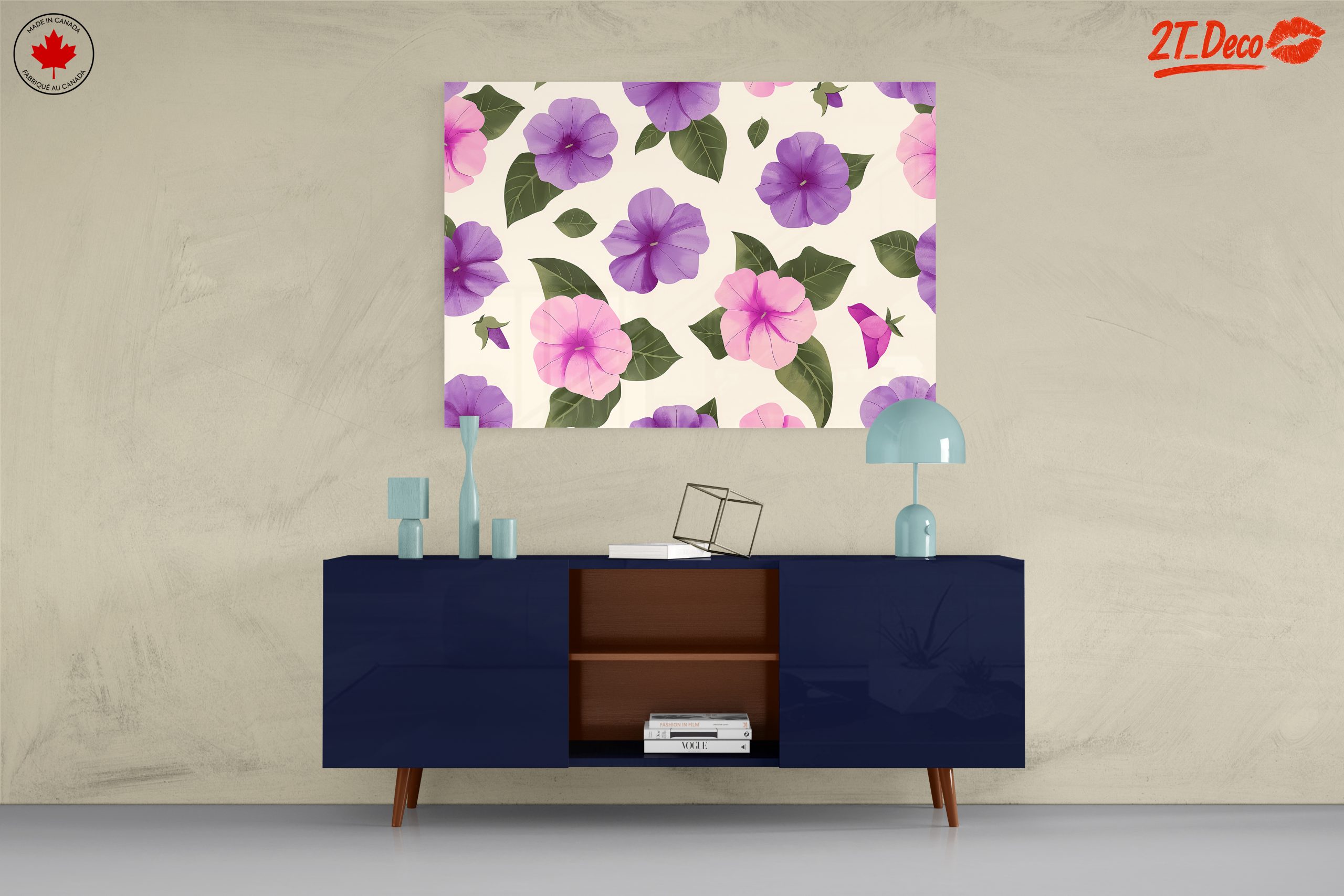 Vibrant Floral Pattern Art for Home Decoration - Image 8