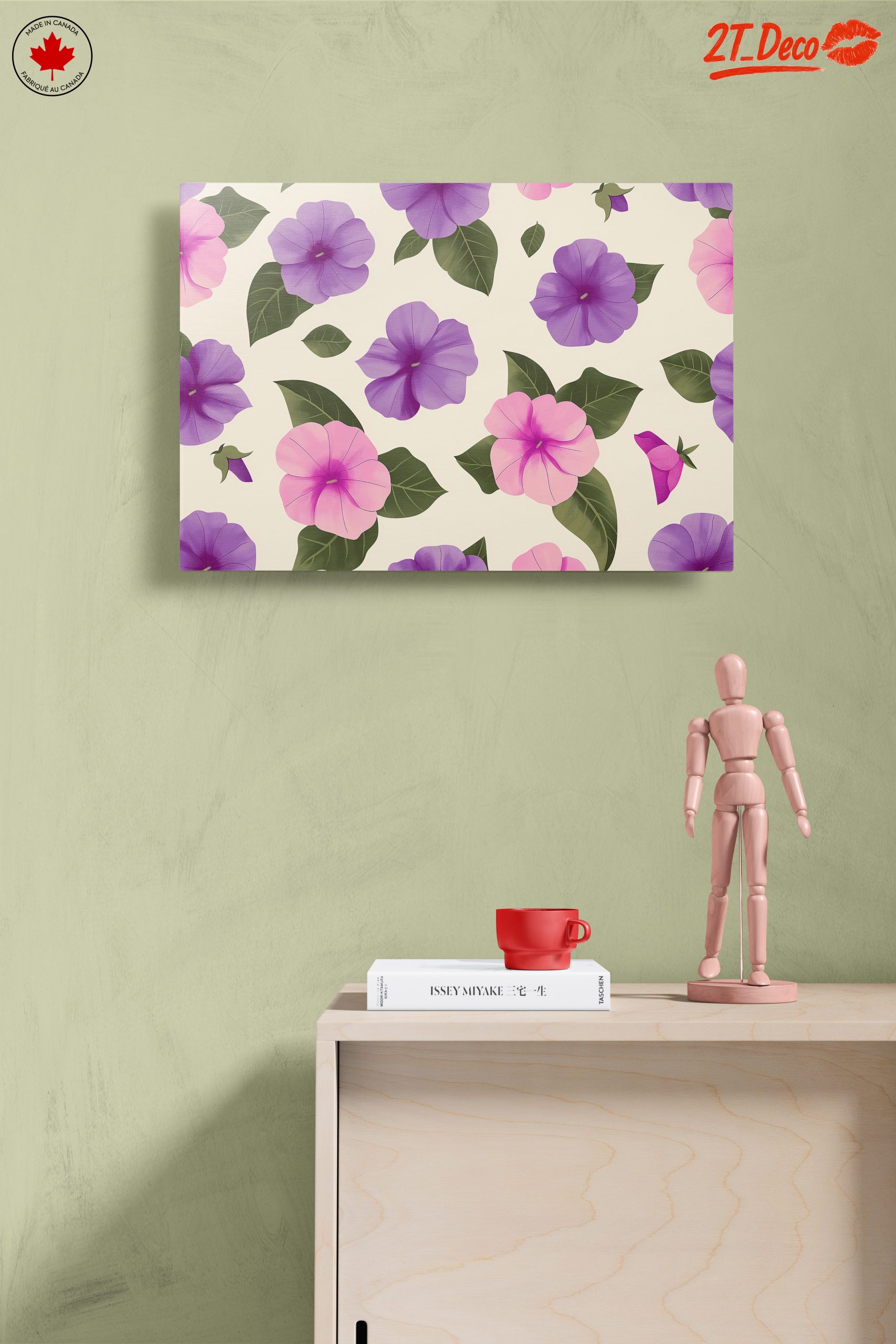 Vibrant Floral Pattern Art for Home Decoration - Image 14
