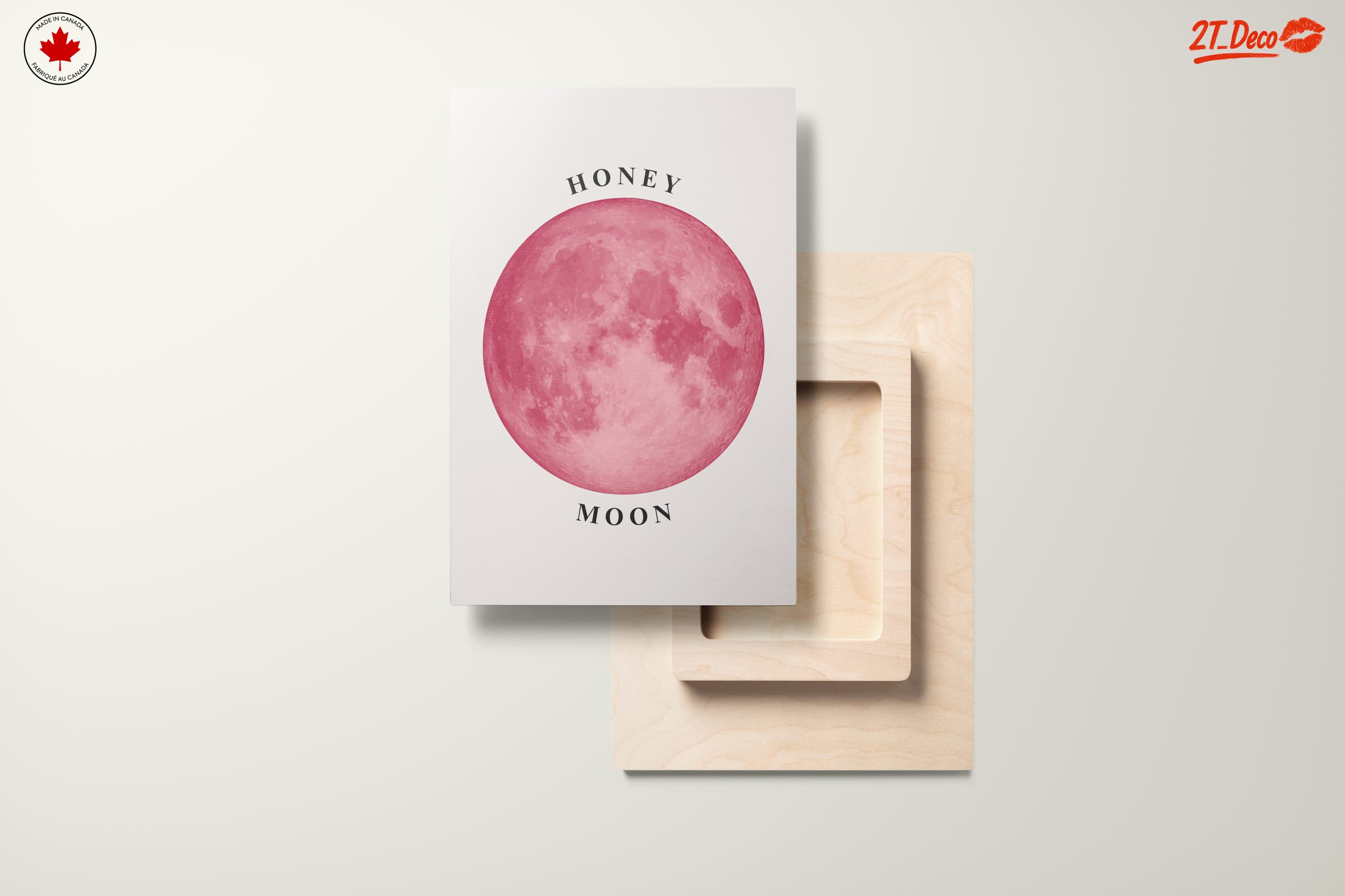 Pink Moon and Honey Theme Art - Image 11