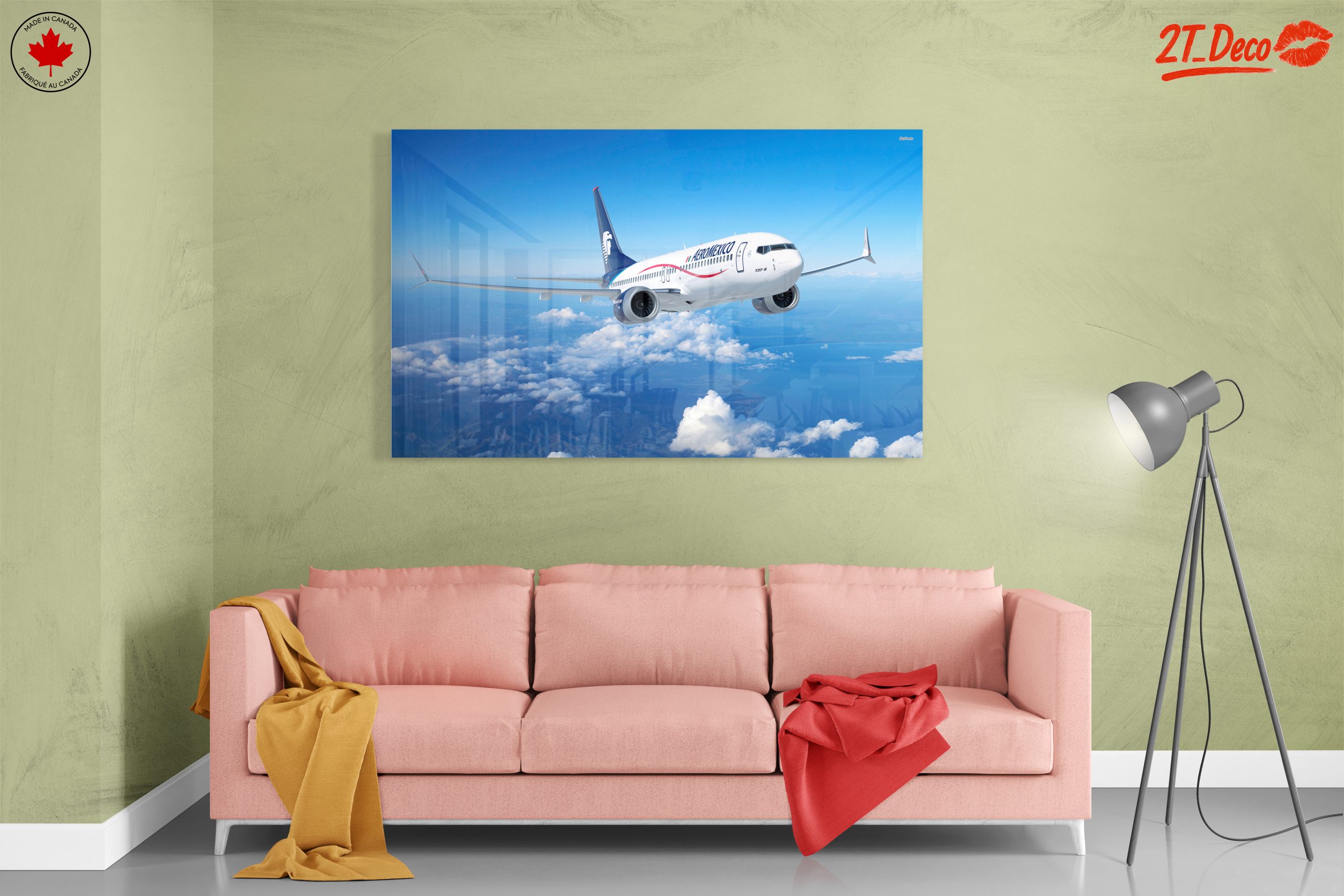 Aeromexico Airplane in Flight - Image 7