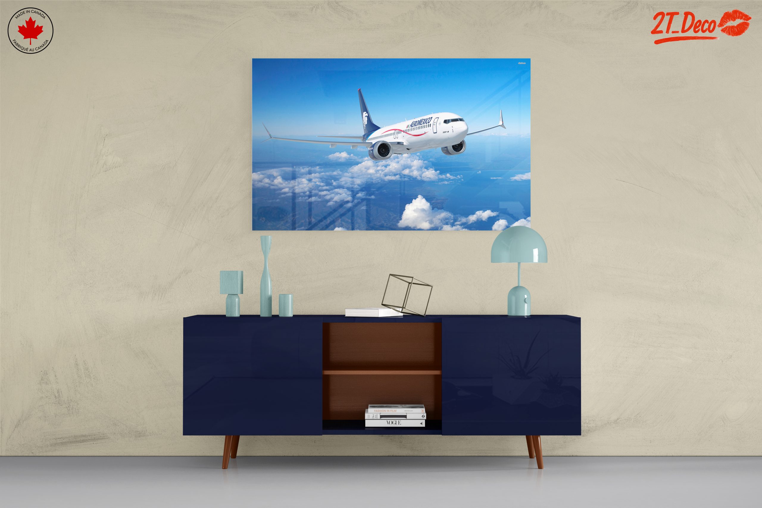 Aeromexico Airplane in Flight - Image 8