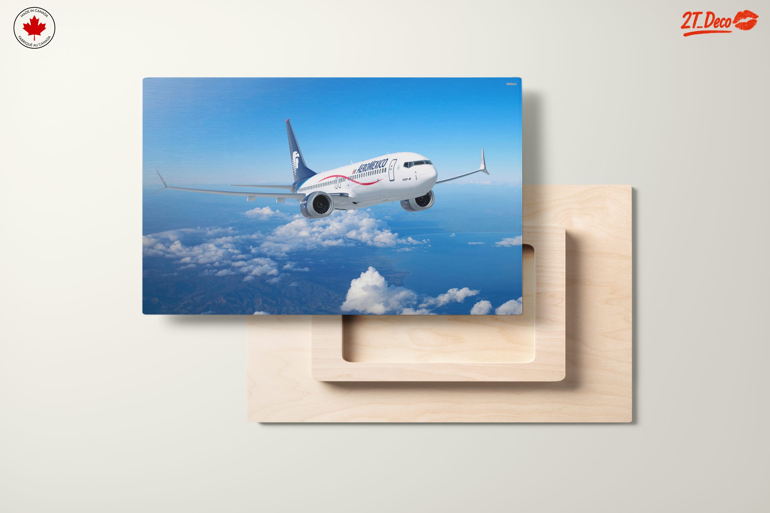 Aeromexico Airplane in Flight - Image 11