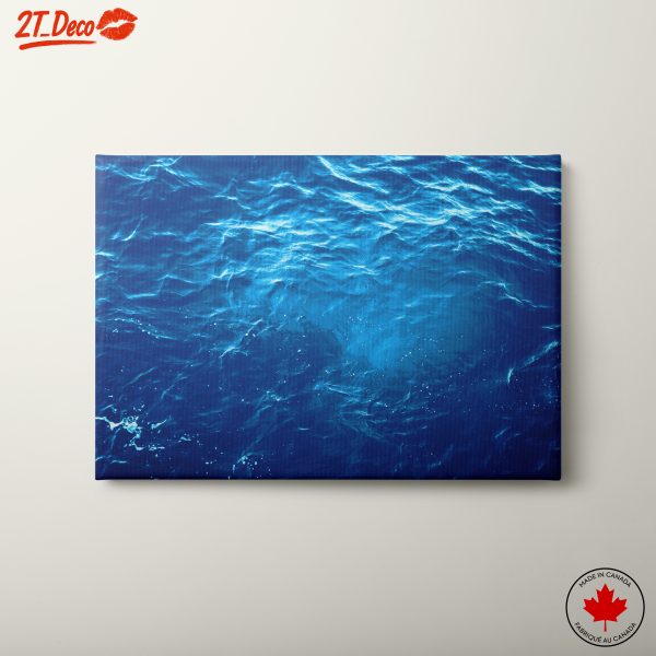 Abstract Blue Ocean Texture Art