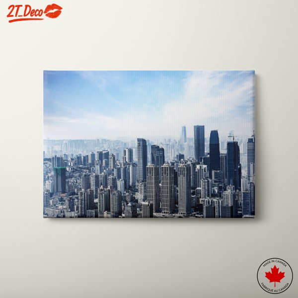 City Skyline in Dazzling Light