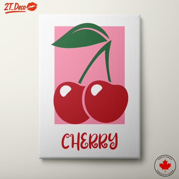 Playful Cartoon Cherry Illustration