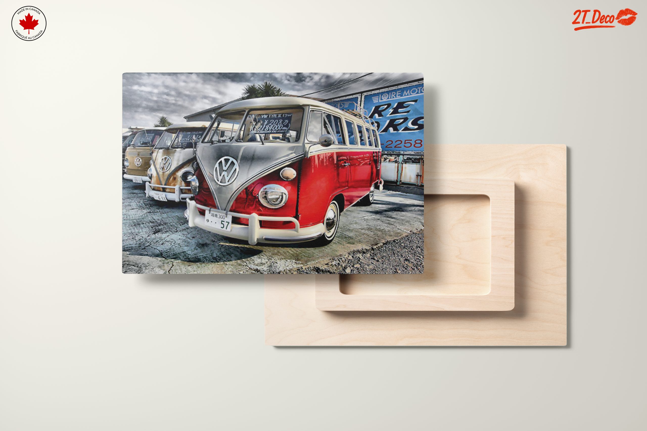 Vintage Volkswagen Bus in a Scenic Setting - Image 11