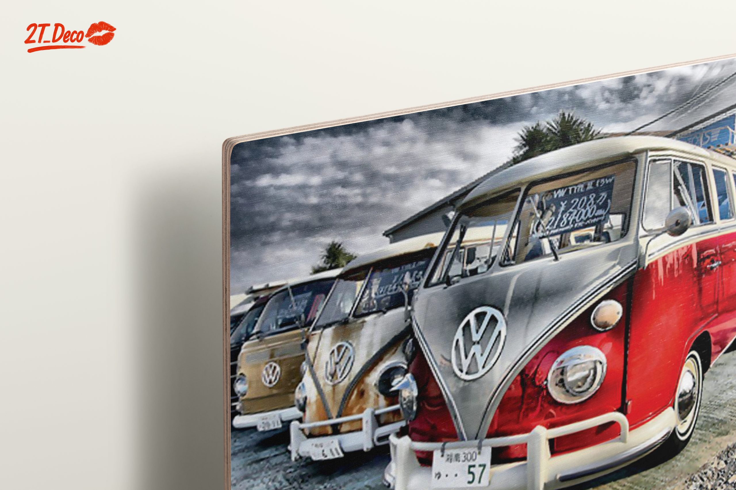 Vintage Volkswagen Bus in a Scenic Setting - Image 15