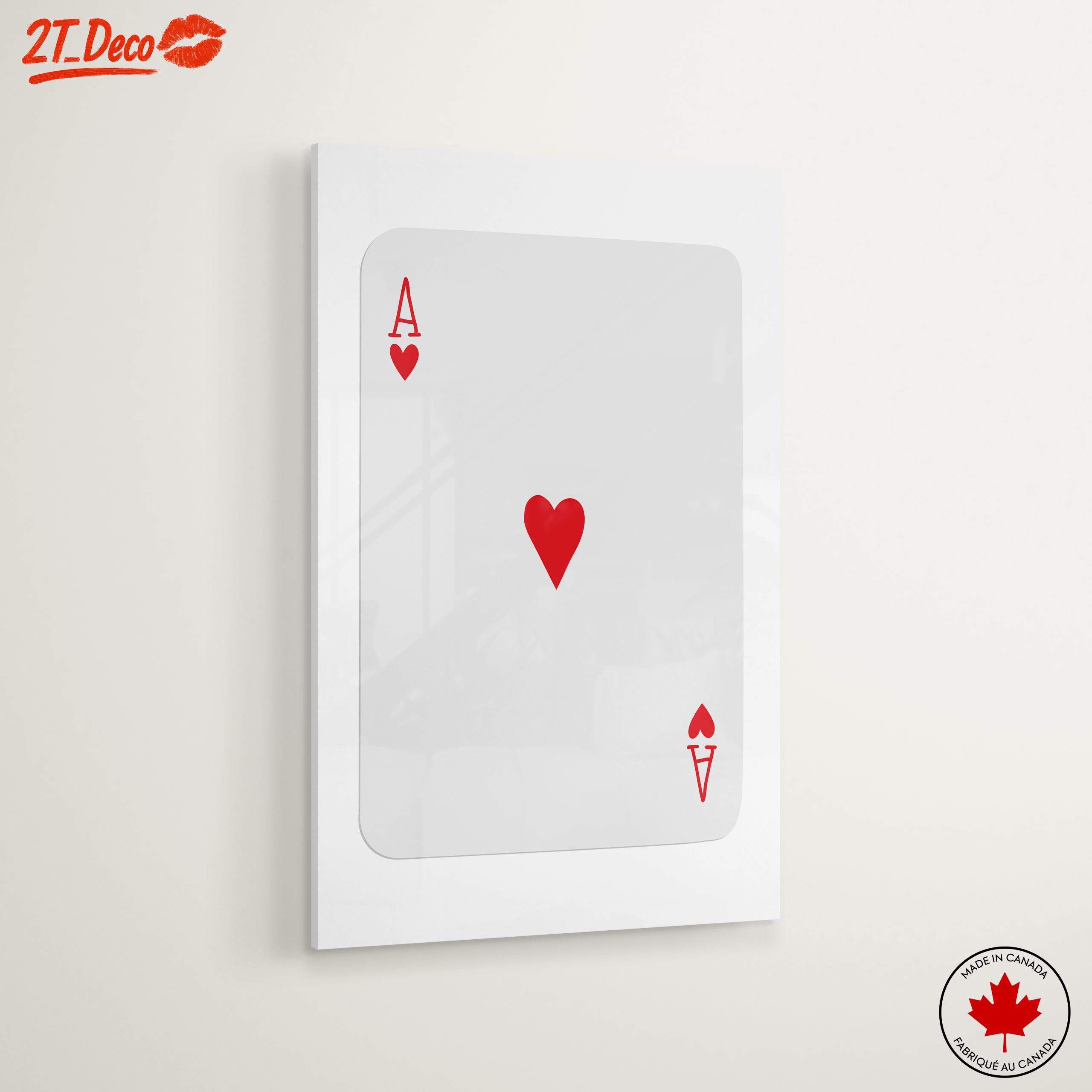 Ace of Hearts Playing Card Art 6 - Image 6