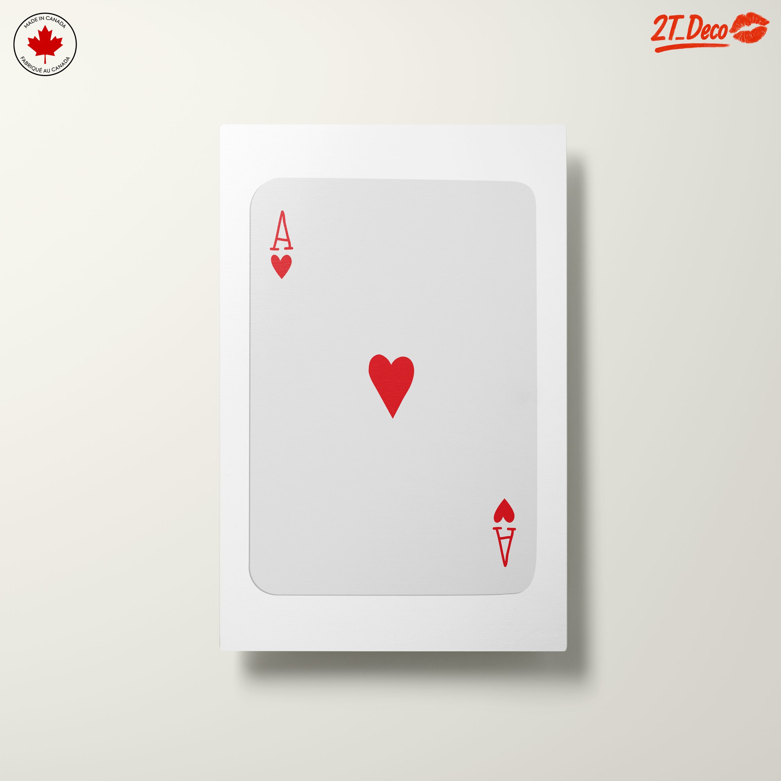 Ace of Hearts Playing Card Art 6 - Image 10