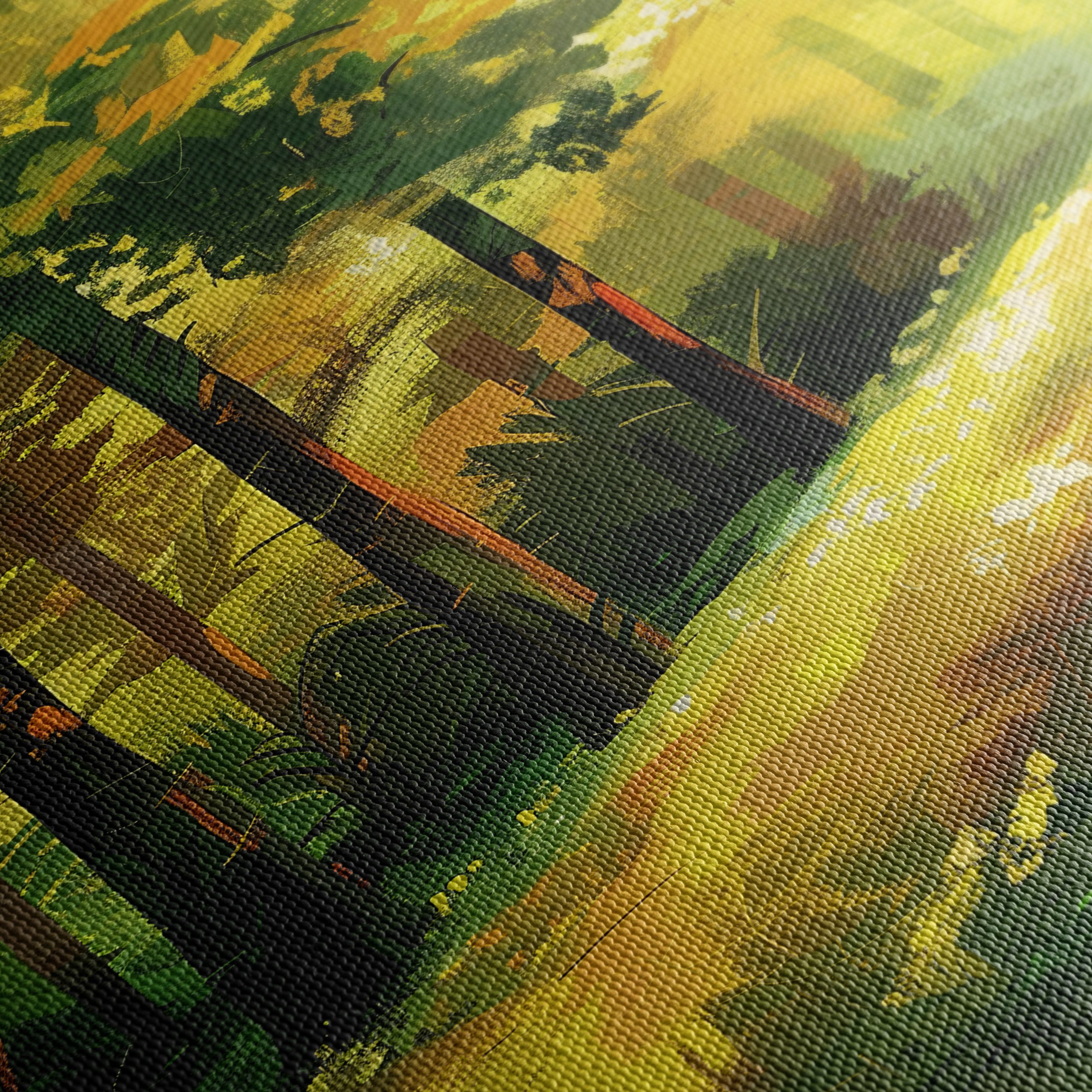 Vibrant Abstract Forest Landscape - Image 5