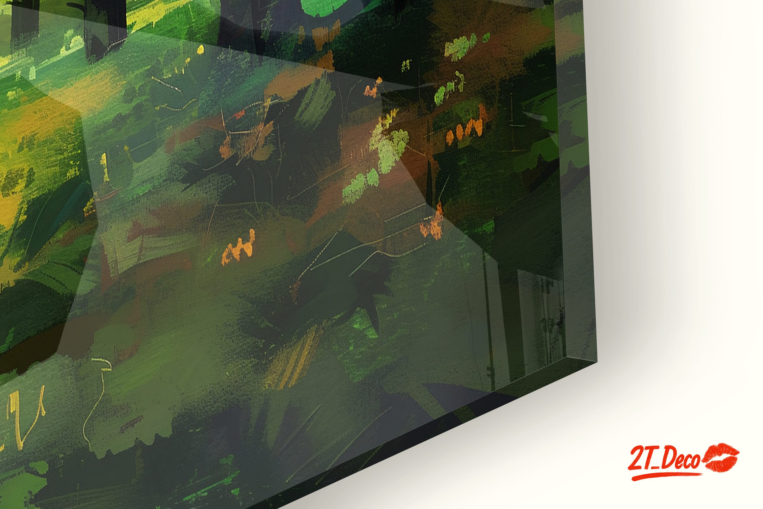 Vibrant Abstract Forest Landscape - Image 9