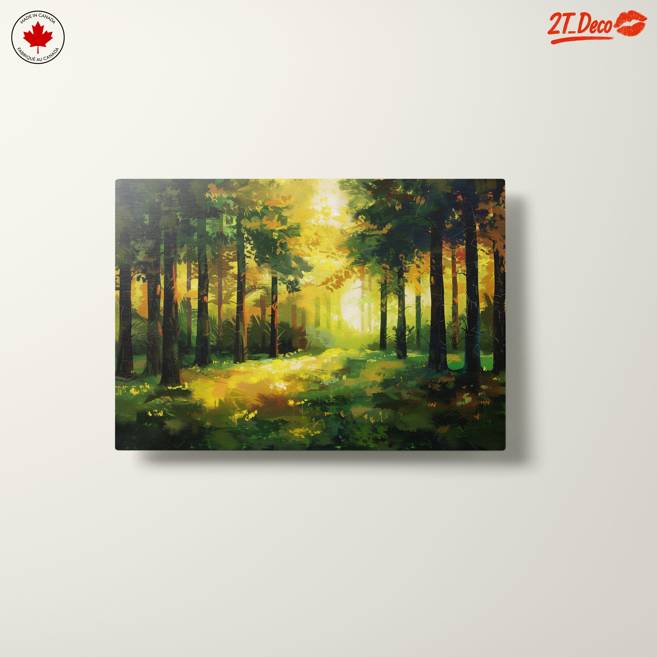 Vibrant Abstract Forest Landscape - Image 10