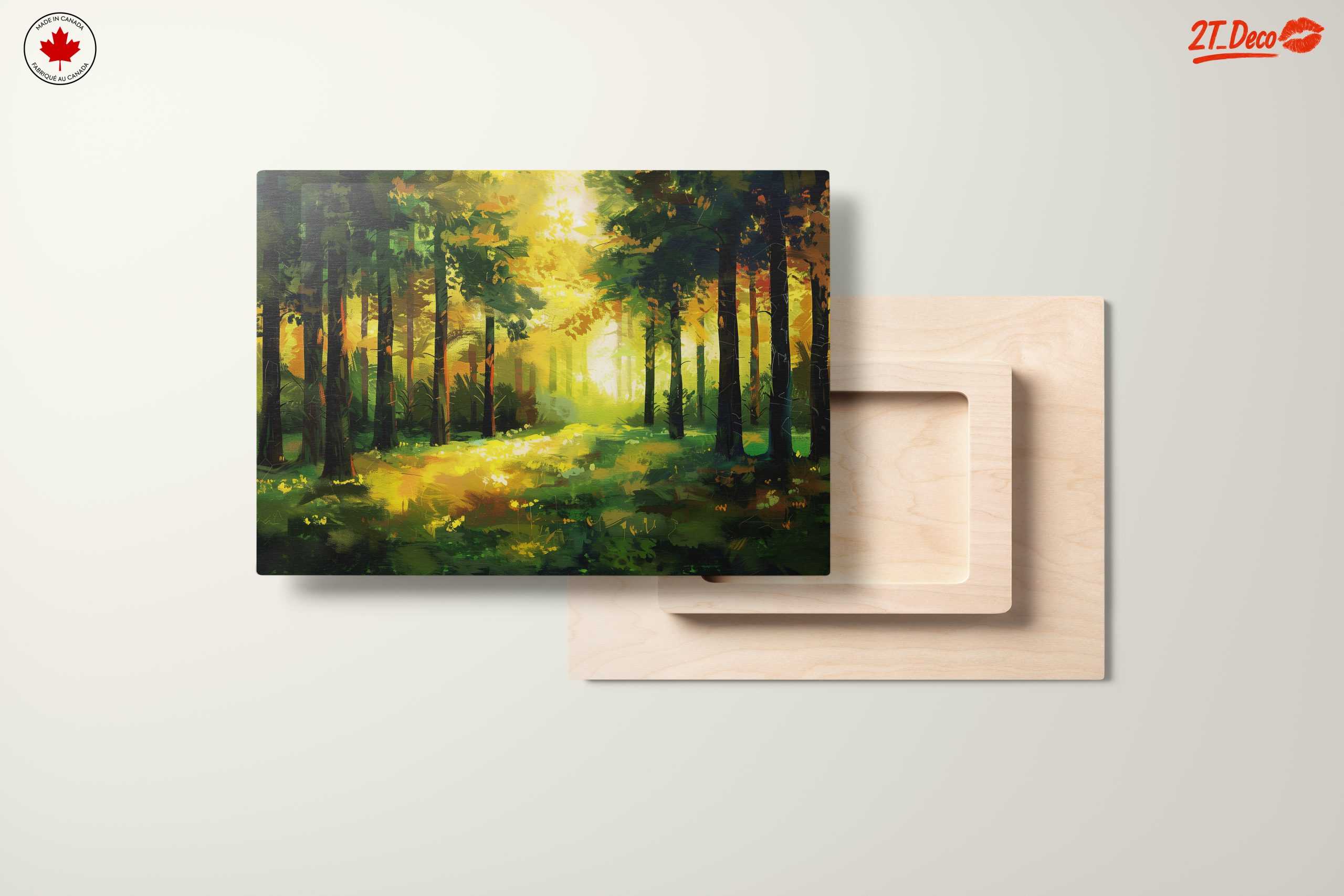 Vibrant Abstract Forest Landscape - Image 11